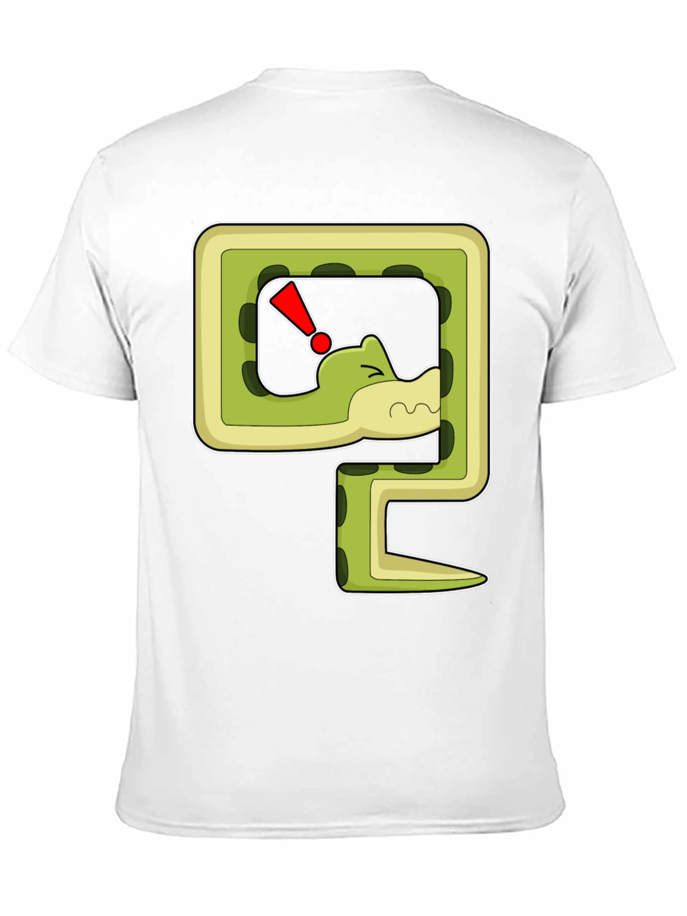 Snarky Snake Cartoon Graphic Print T-Shirt