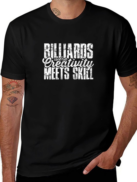 Billiards Creativity Meets Skill T-Shirt