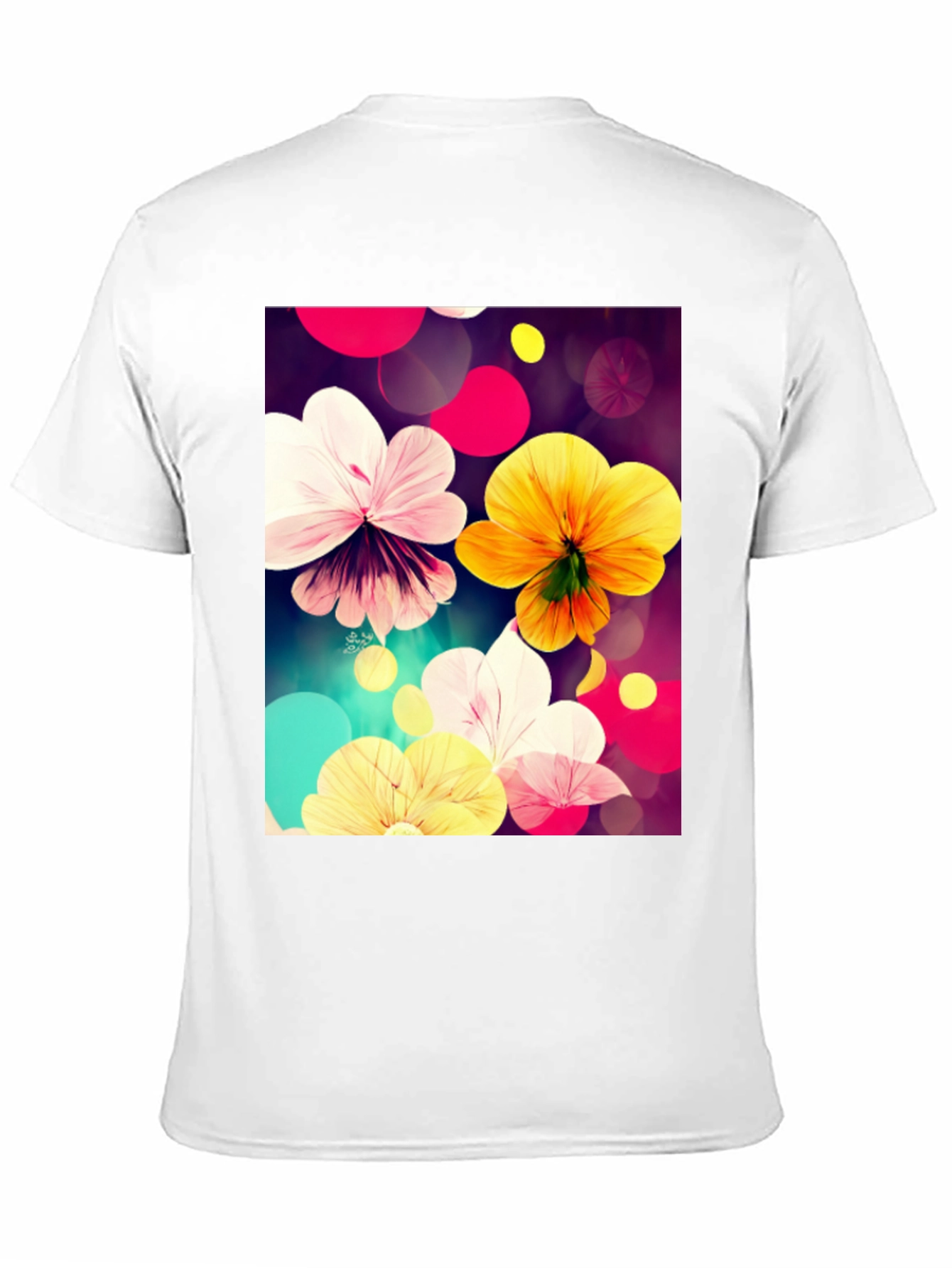 Floral Abstract Art Print T-Shirt