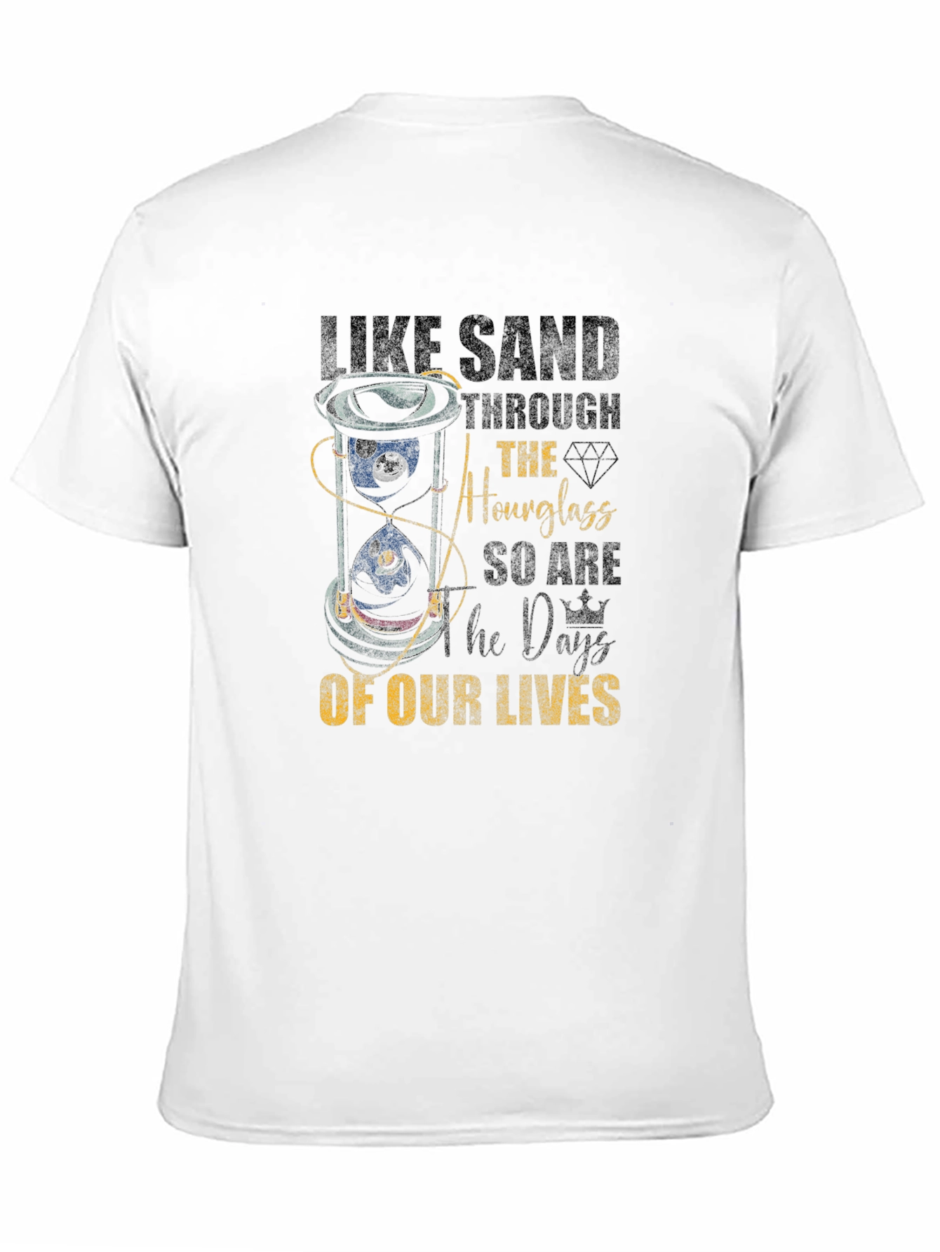 Hourglass Days of Our Lives Black T-Shirt
