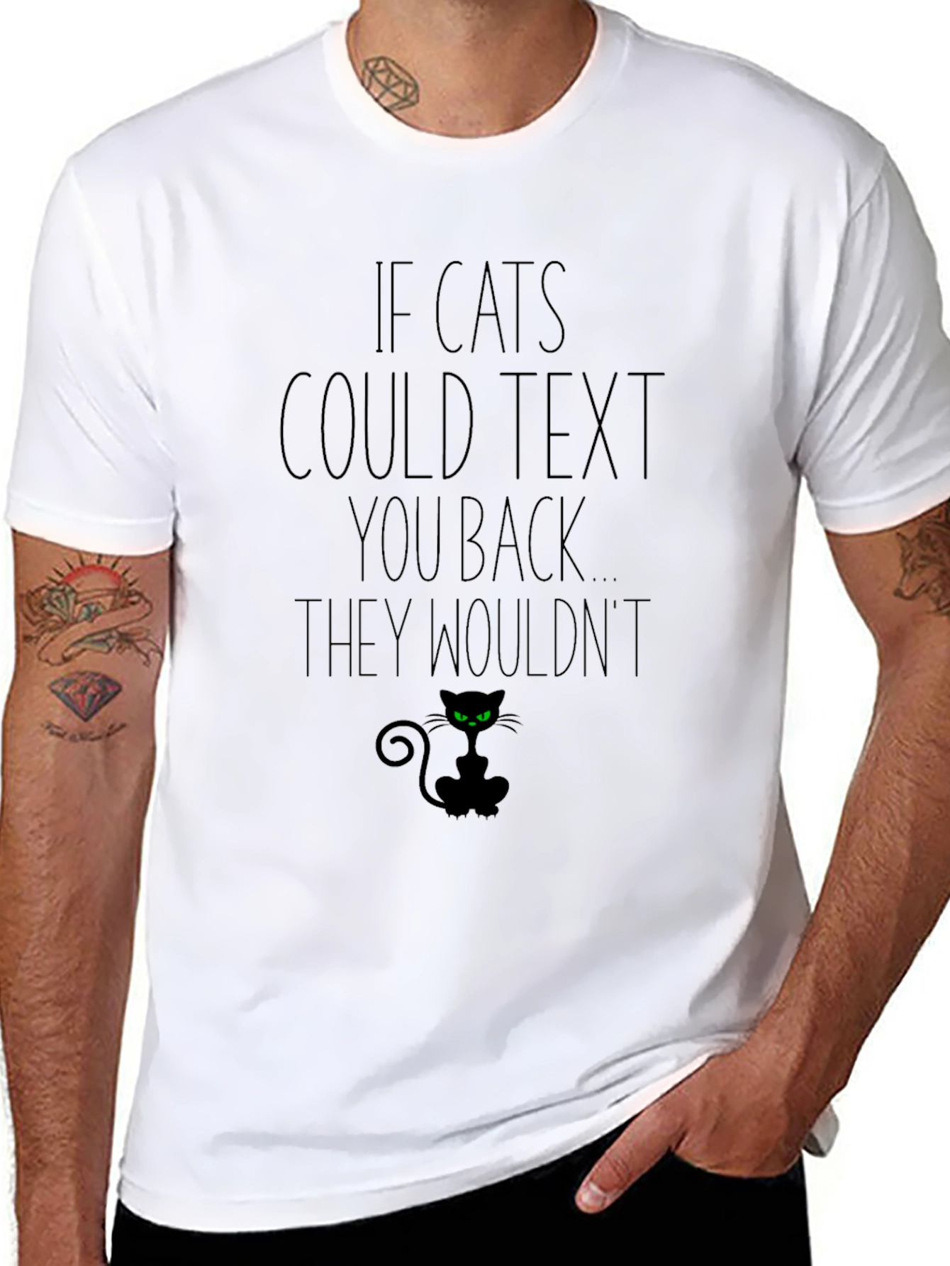 If Cats Could Text T-Shirt