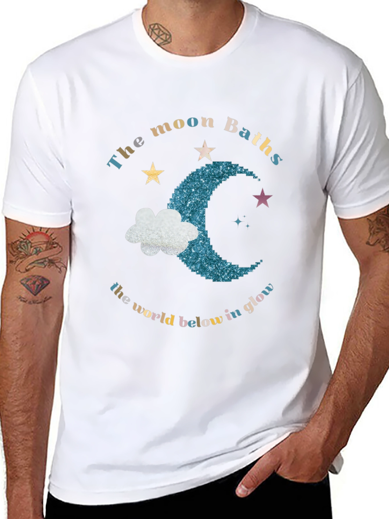 The Moon Baths Graphic T-Shirt - Unisex Comfort