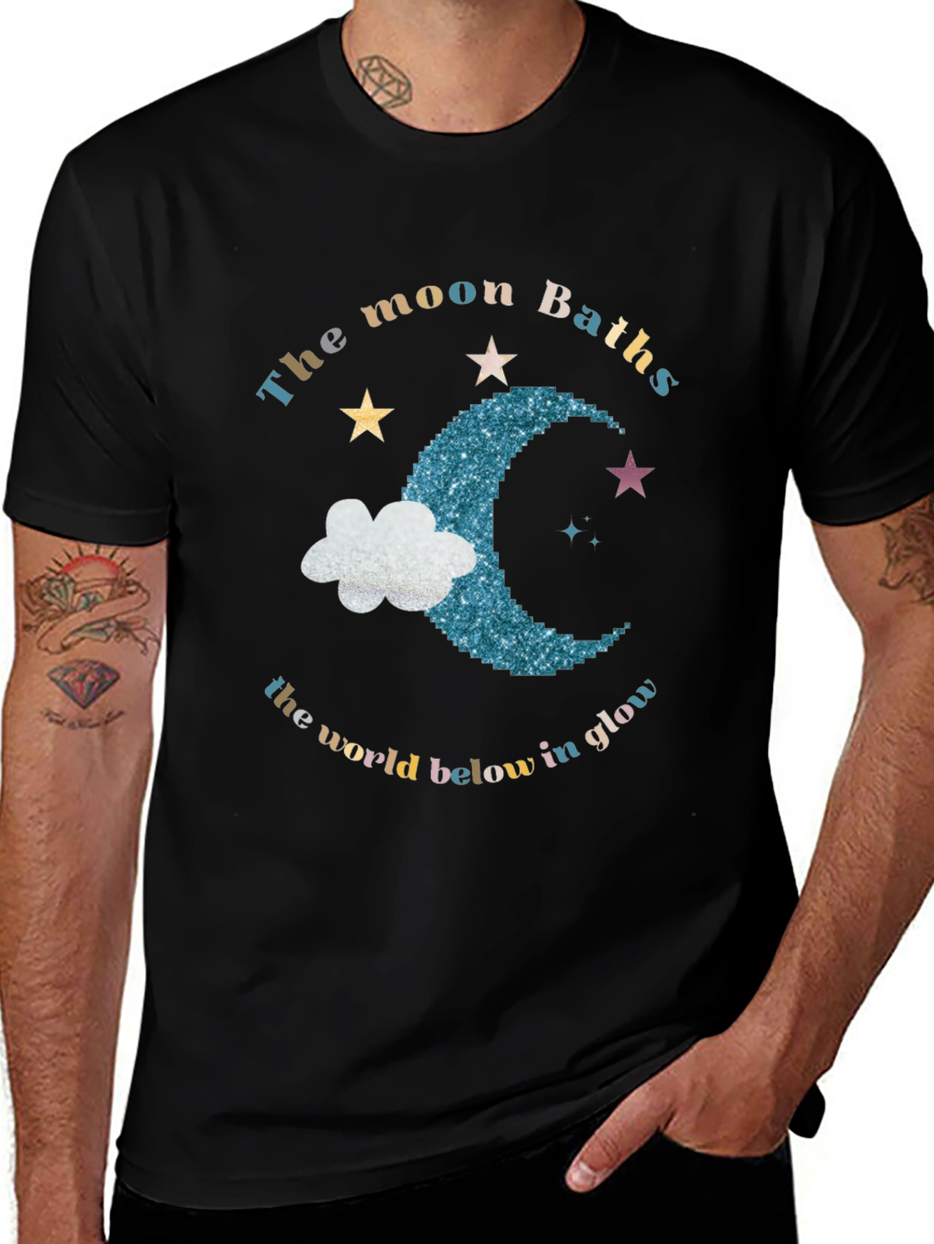 The Moon Baths Graphic T-Shirt - Unisex Comfort