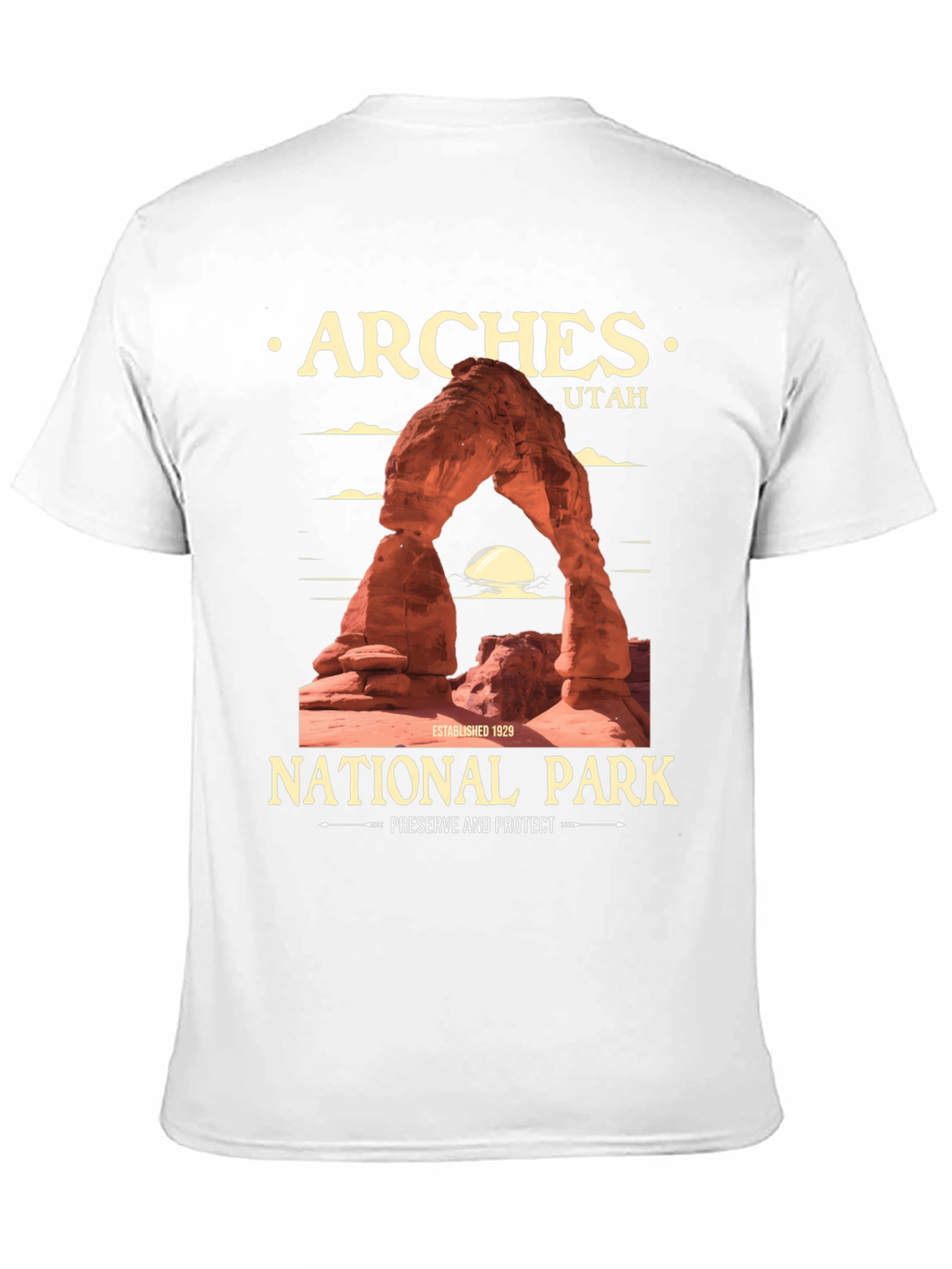 Arches National Park Black T-Shirt