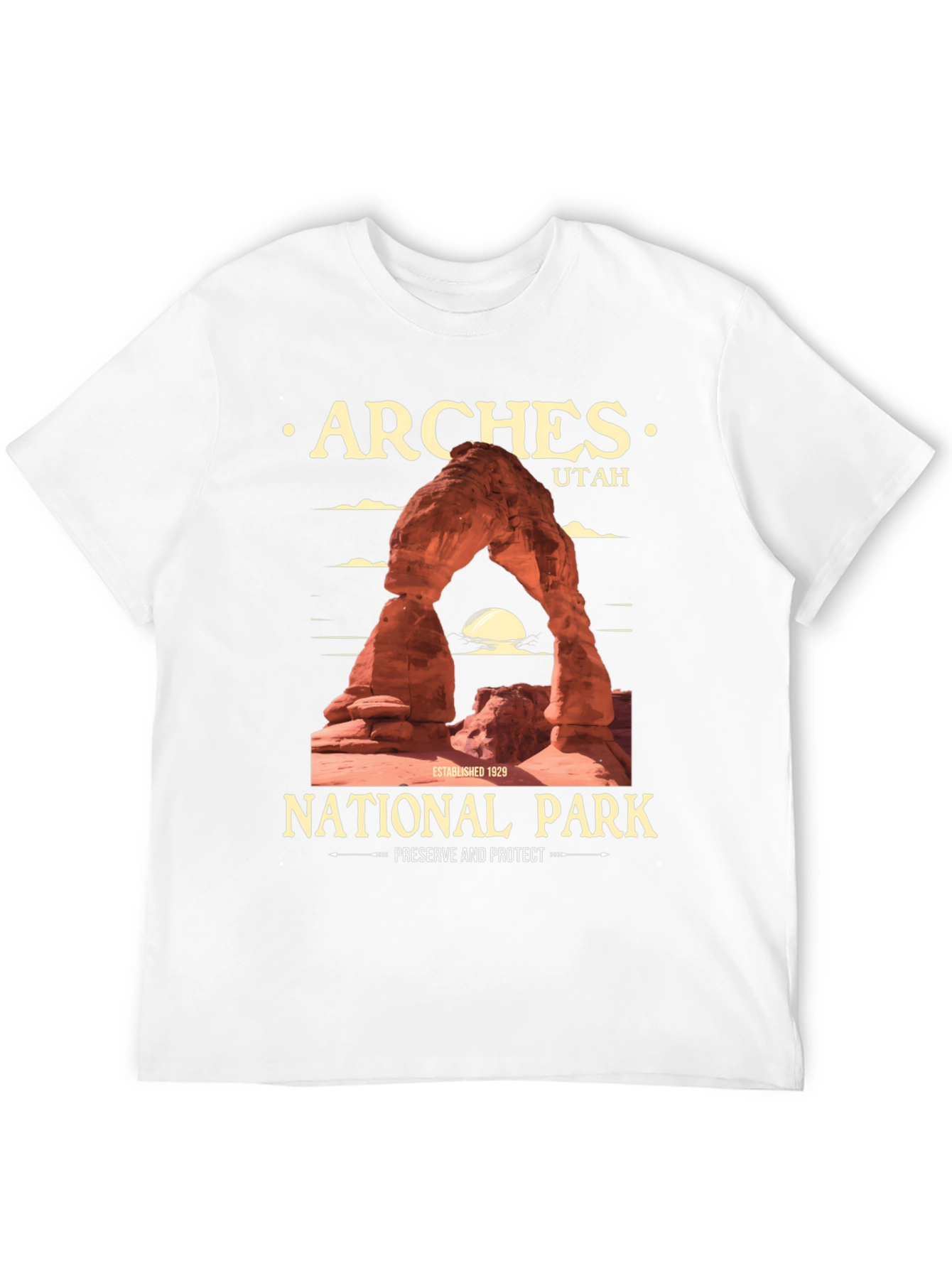 Arches National Park Black T-Shirt