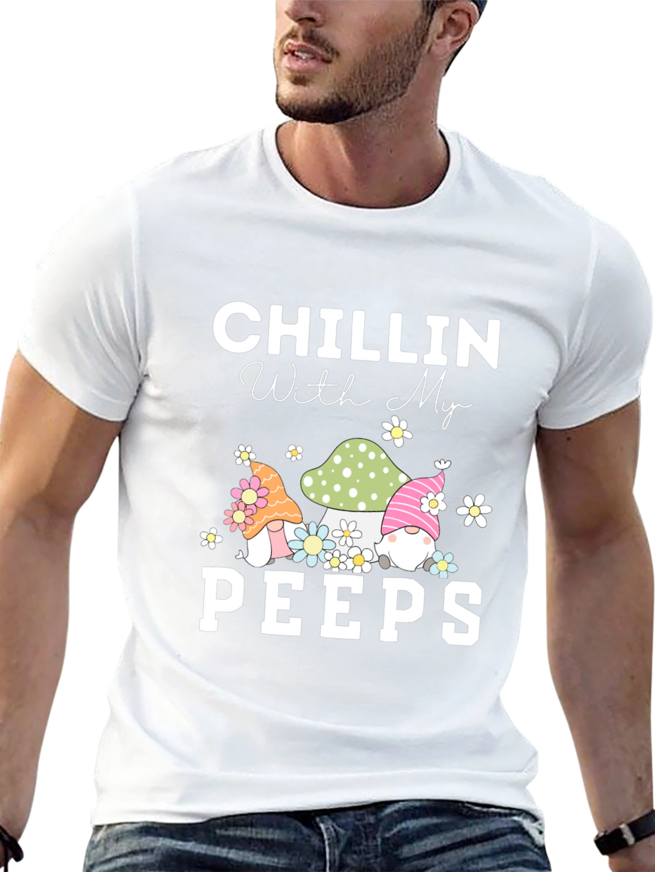 Chillin With My Peeps Graphic Tee