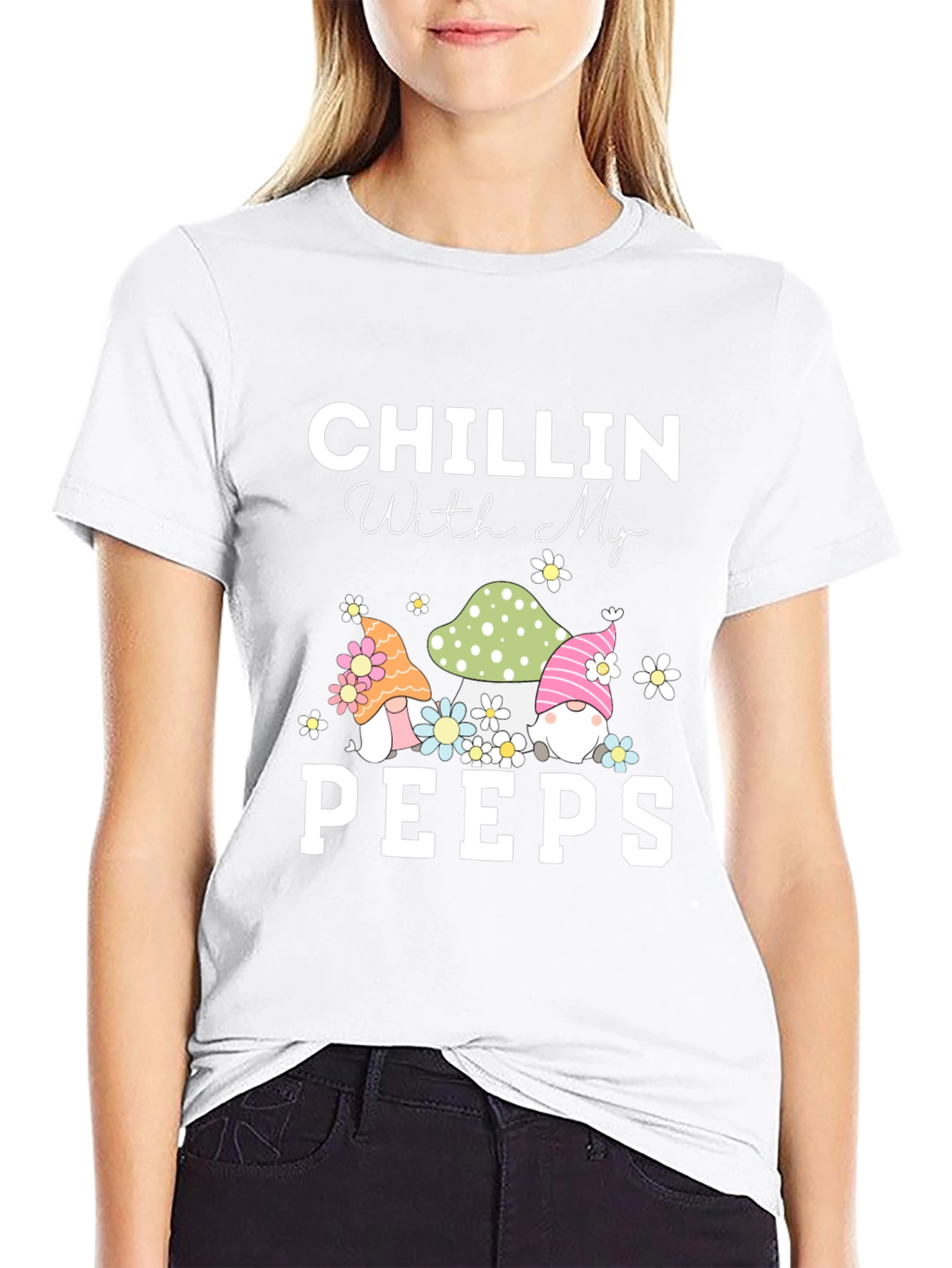 Chillin With My Peeps Graphic Tee