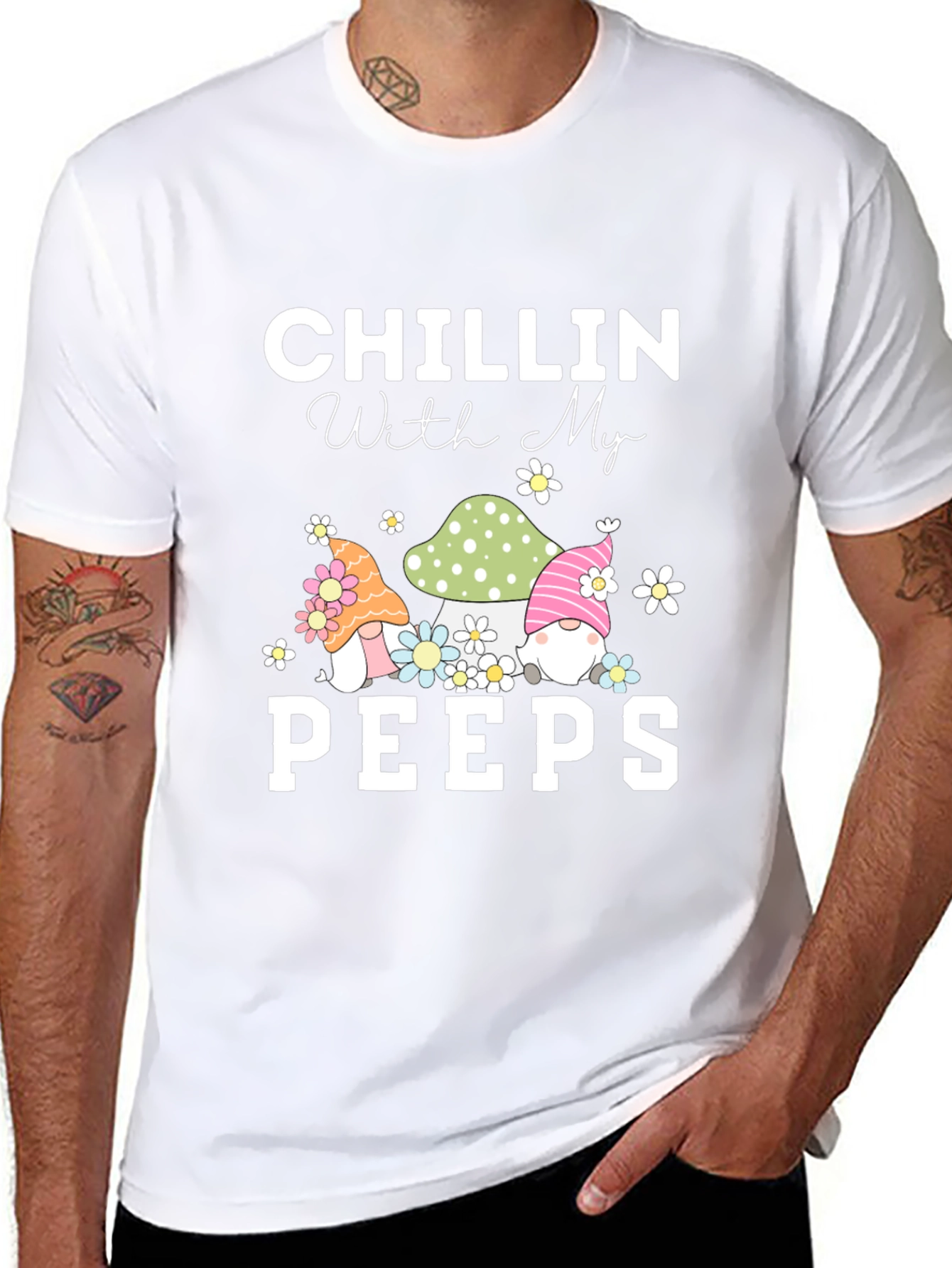 Chillin With My Peeps Graphic Tee