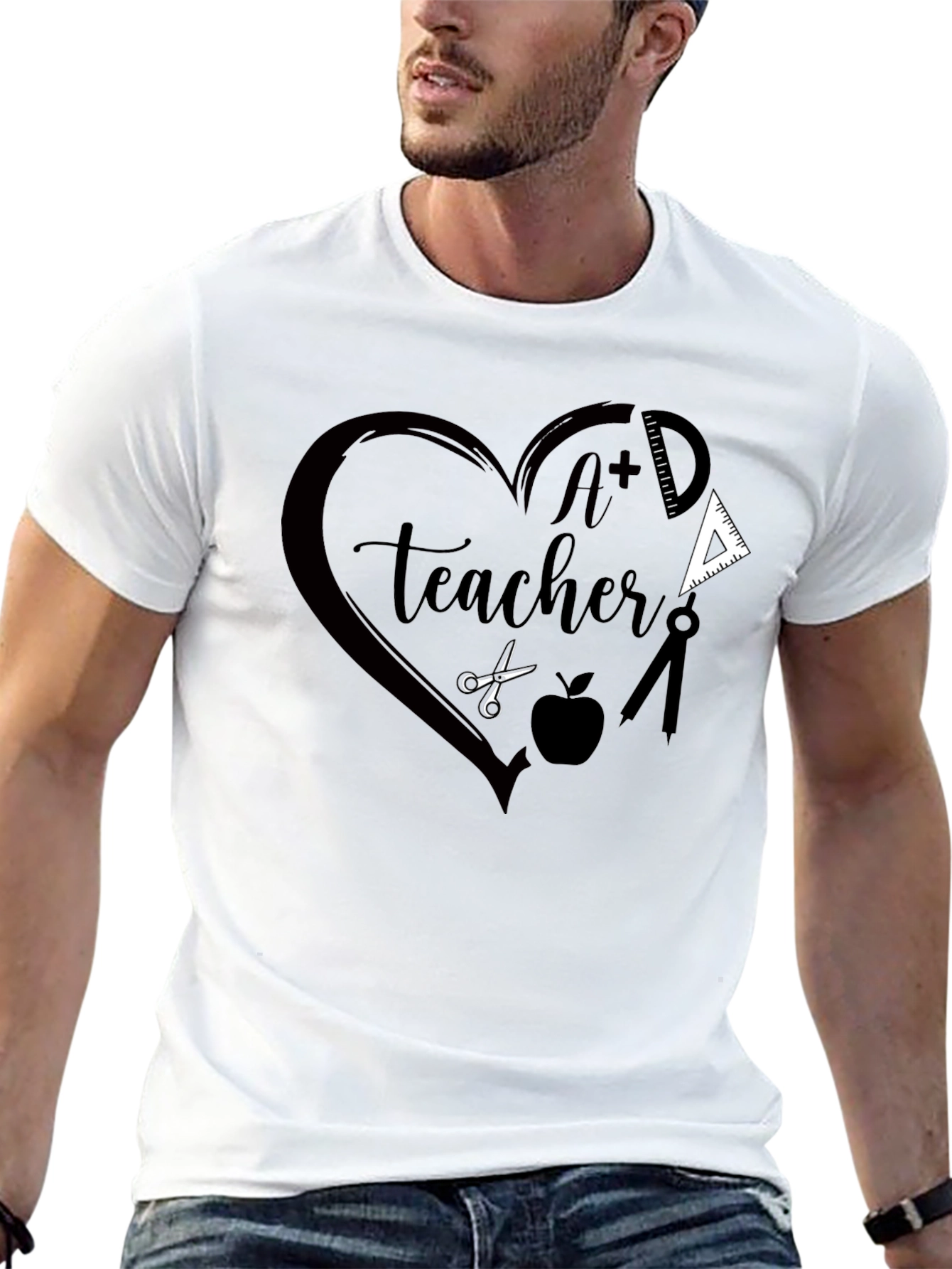 A+ Teacher Graphic Tee - Back to School Gift