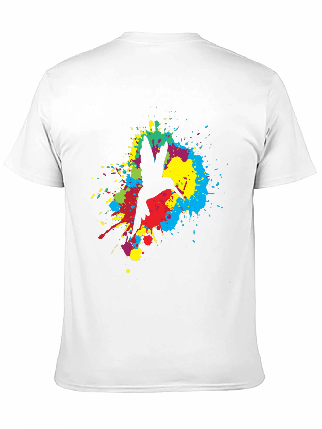 Hummingbird Splash Graphic Black T-Shirt