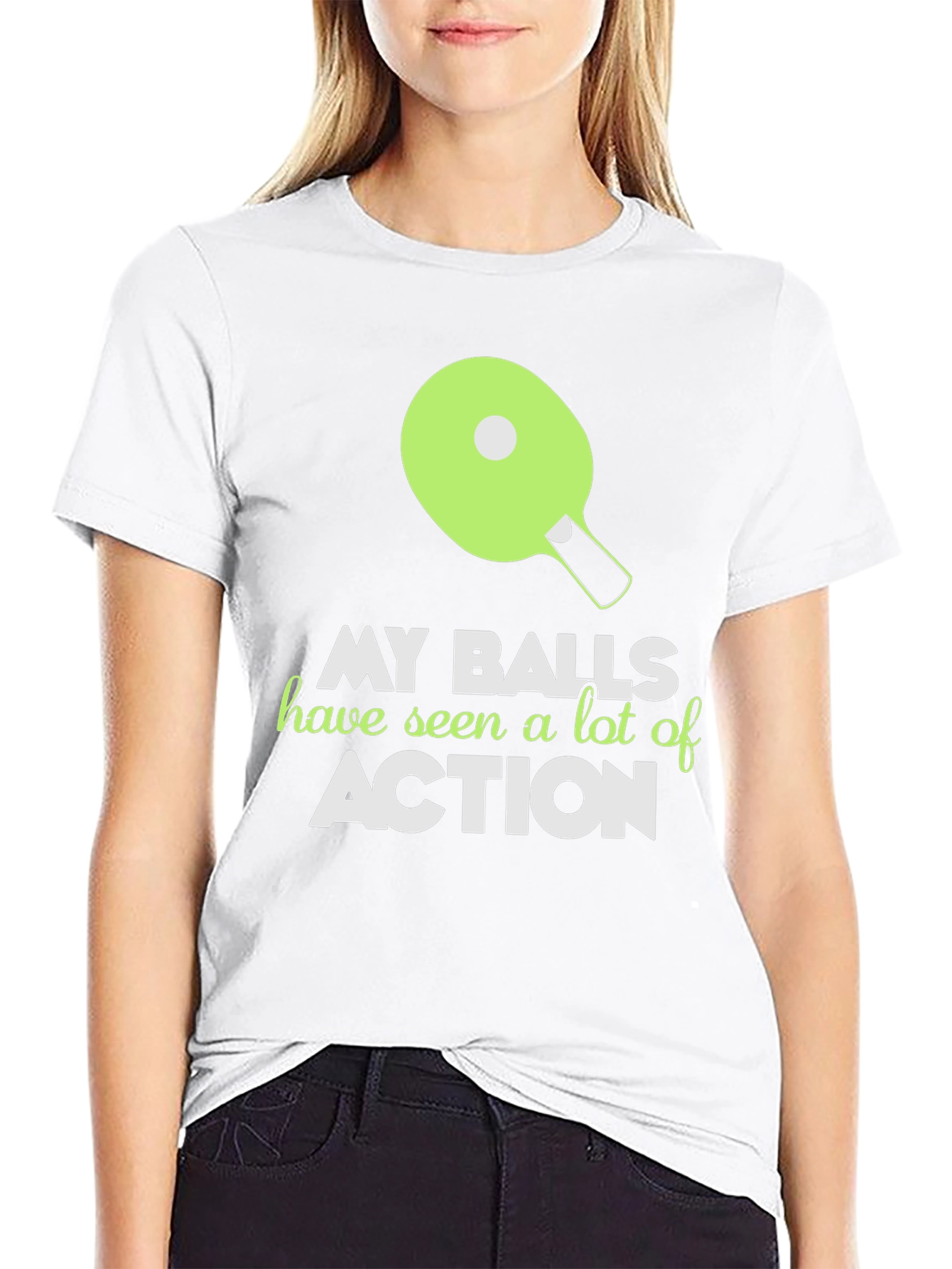 My Balls Have Seen Action Funny T-Shirt