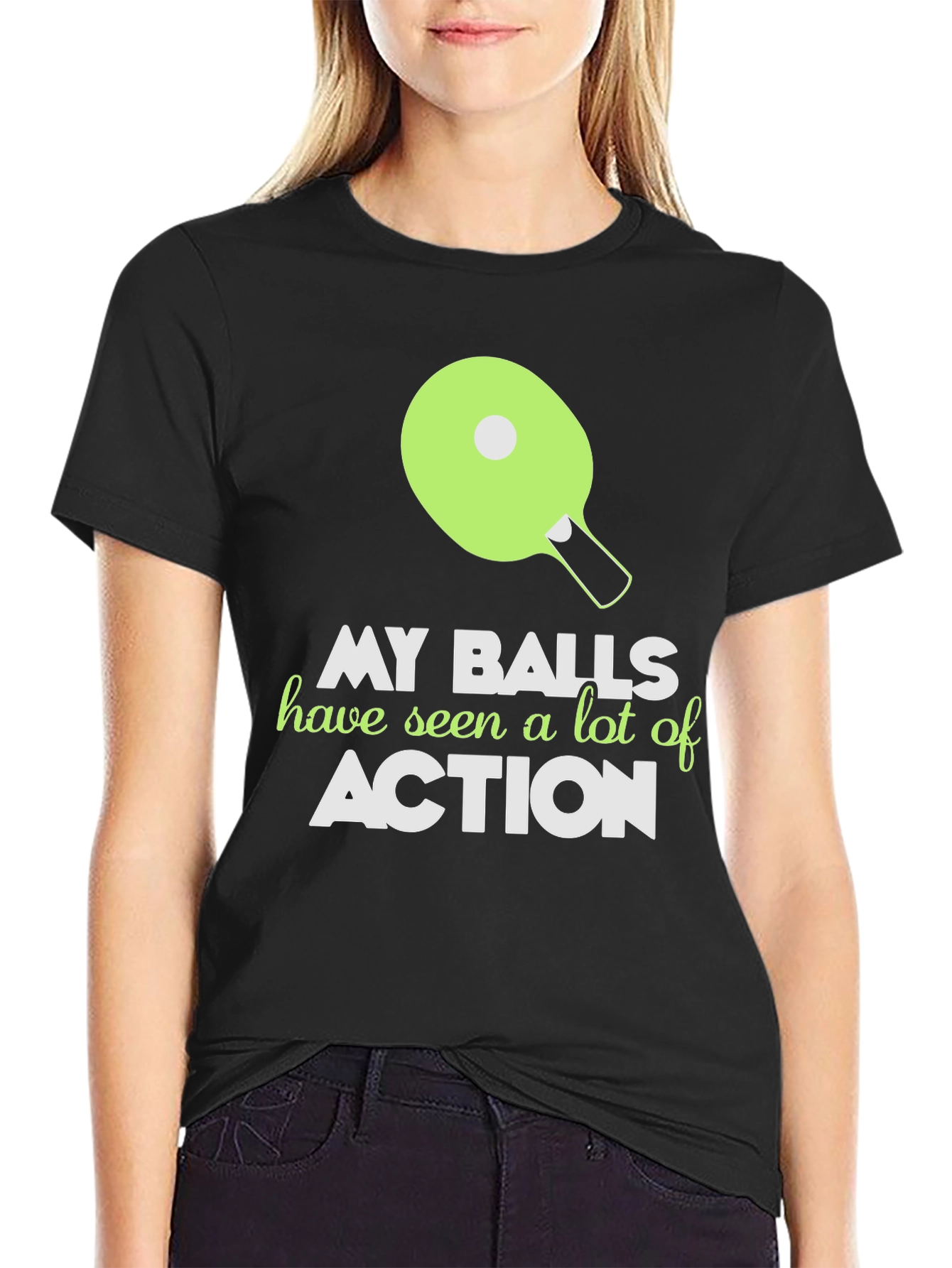 My Balls Have Seen Action Funny T-Shirt