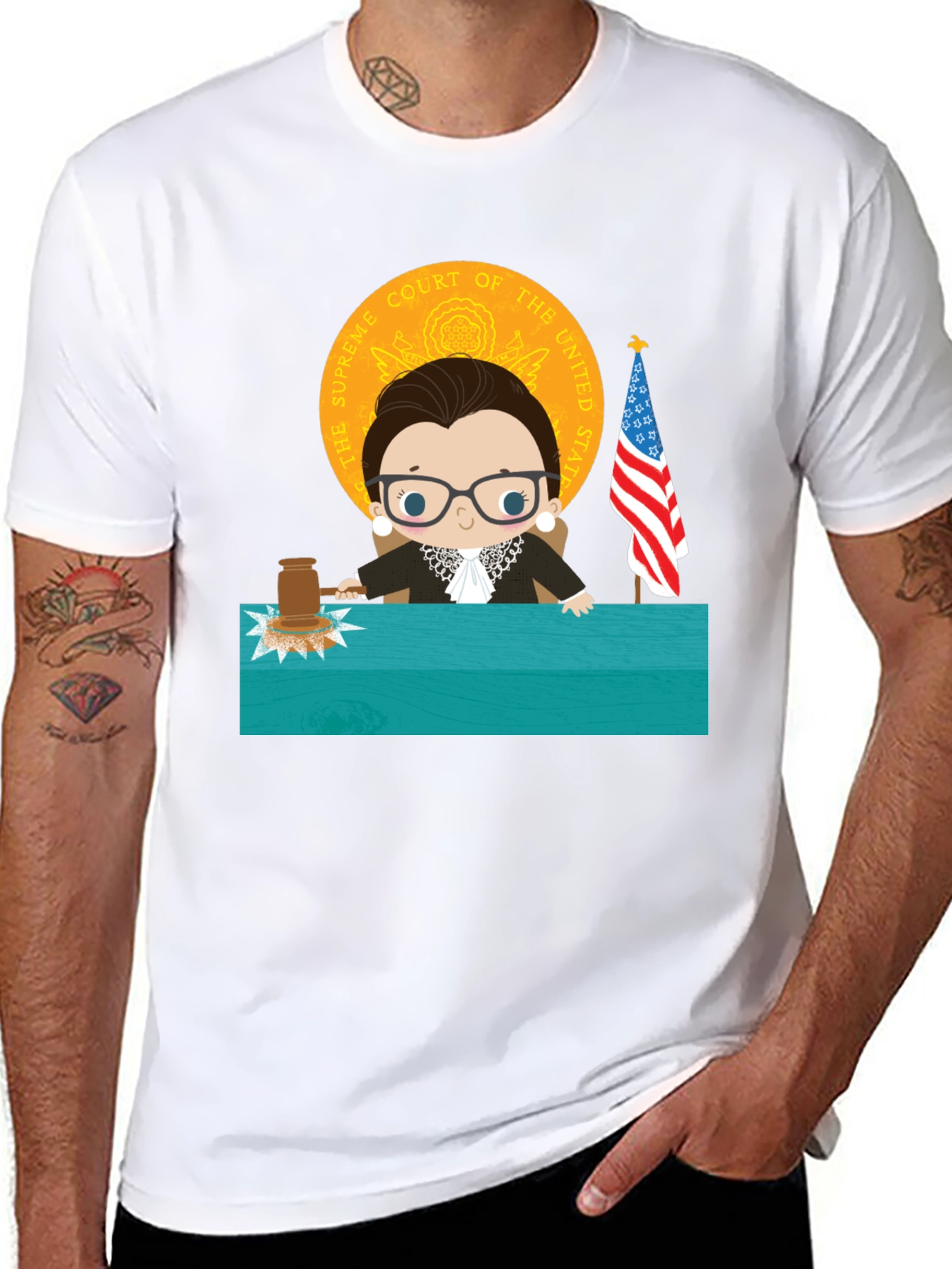 RBG Graphic Tee - Justice League Inspired