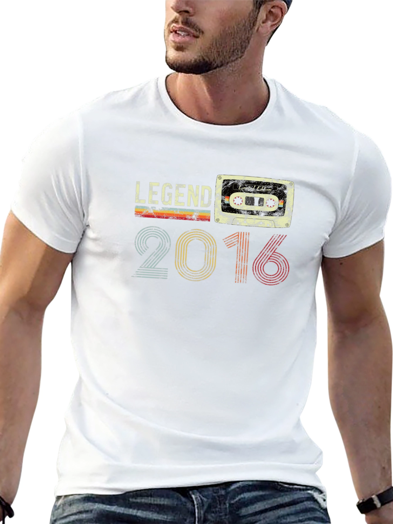 Legend Since 2016 Cassette Tape Graphic T-Shirt