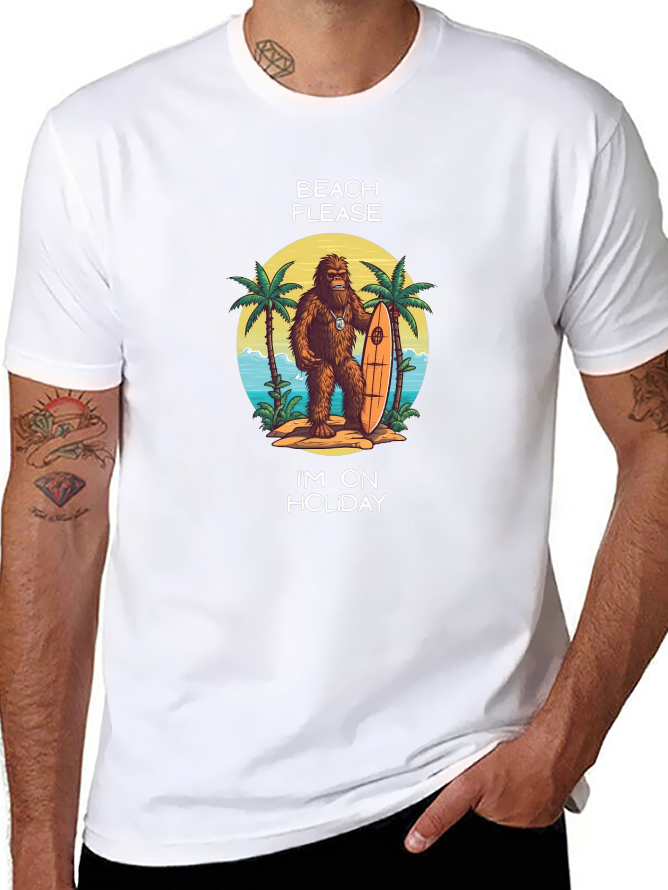 Beach Please Holiday T-Shirt