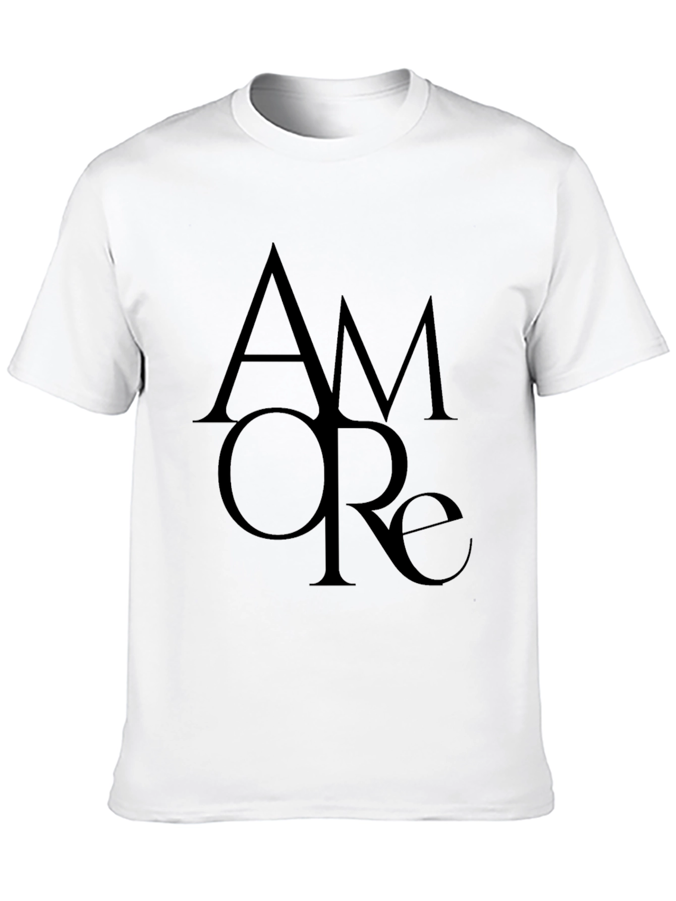 Amore Graphic Black T-Shirt - Italian Love