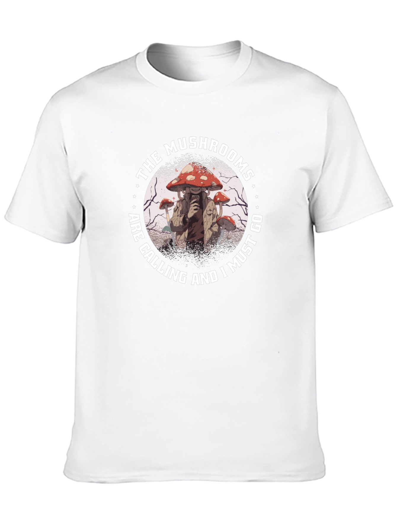 The Mushrooms Are Calling Graphic T-Shirt