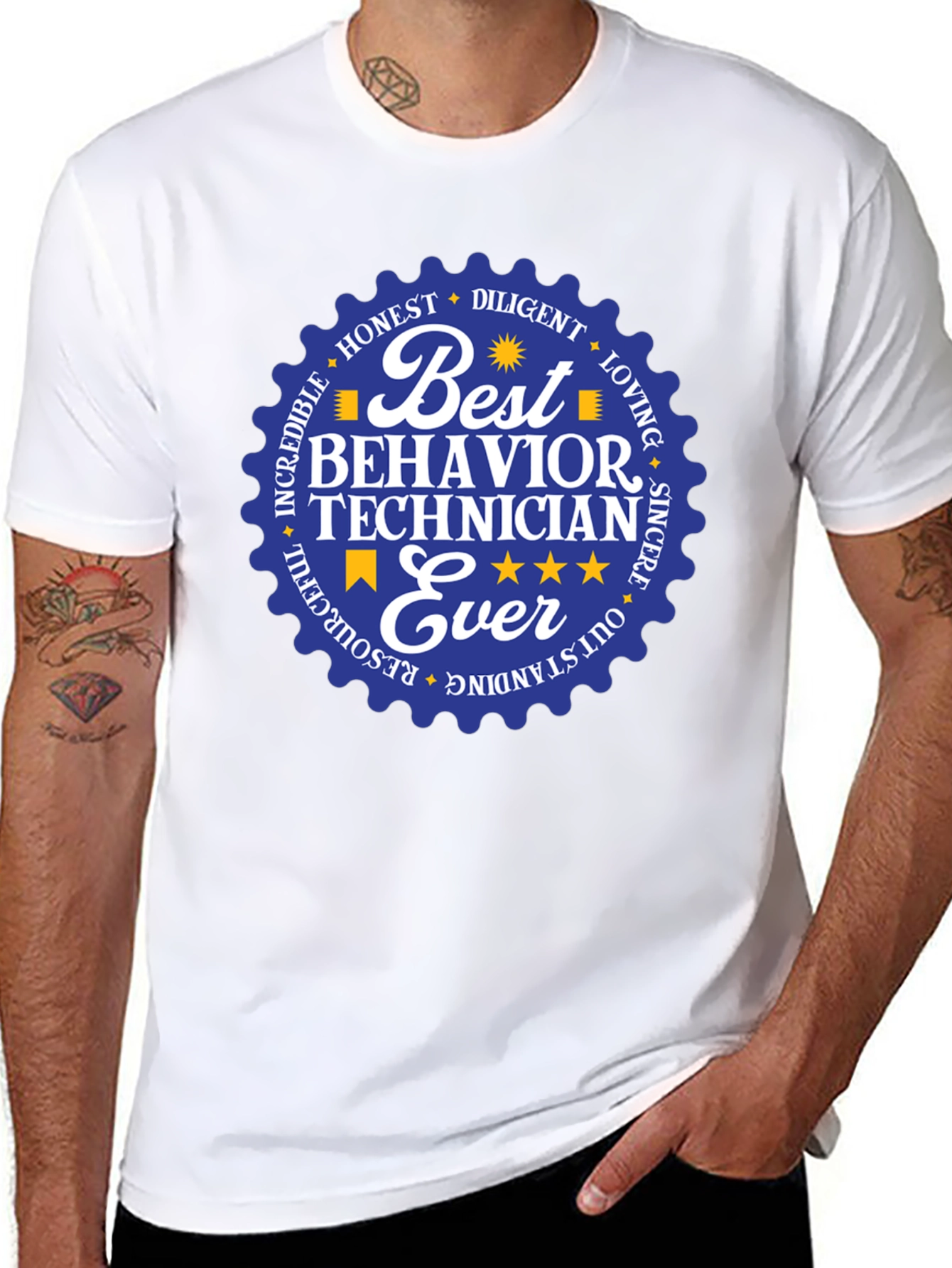 Best Behavior Technician Ever - Black T-Shirt
