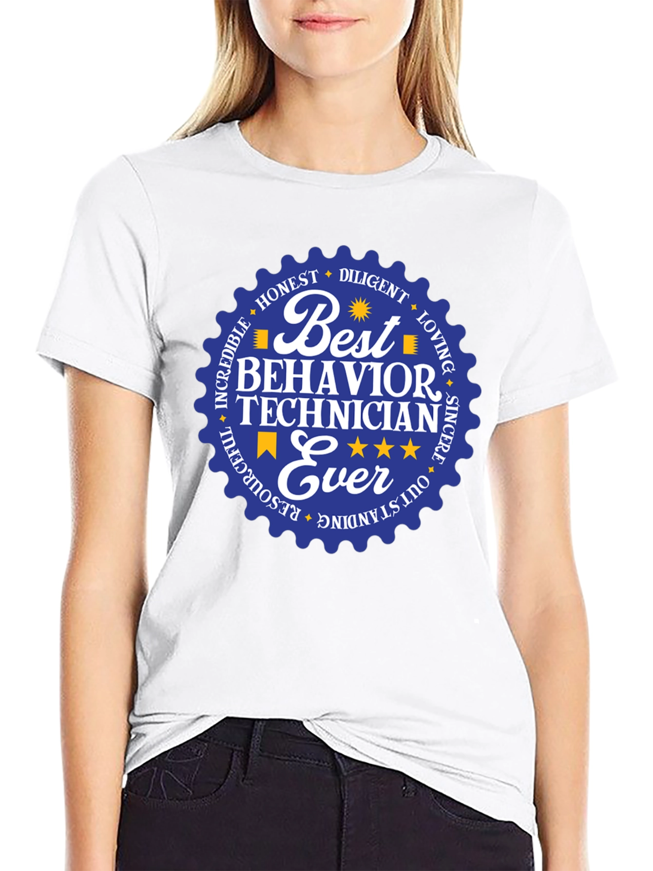 Best Behavior Technician Ever - Black T-Shirt