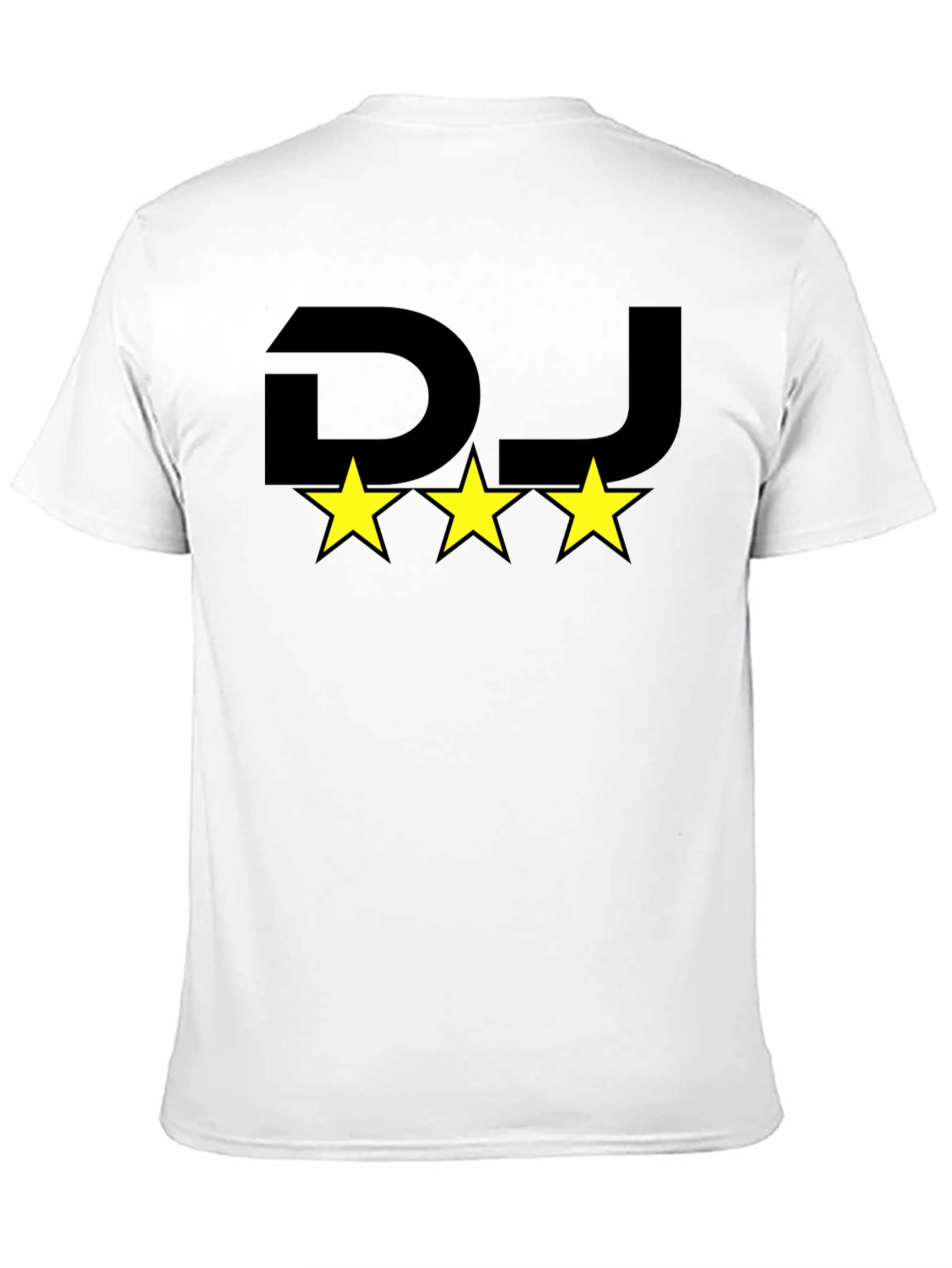 DJ Three Star Graphic Black T-Shirt