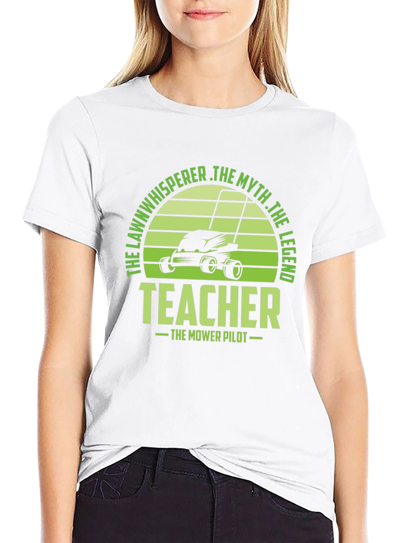 Lawn Whisperer Teacher Graphic T-Shirt