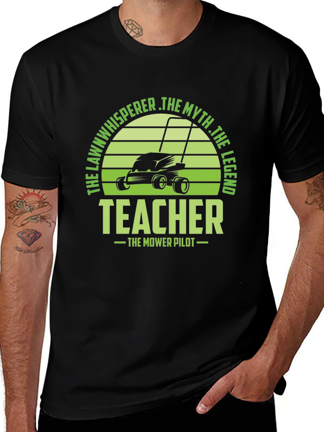 Lawn Whisperer Teacher Graphic T-Shirt
