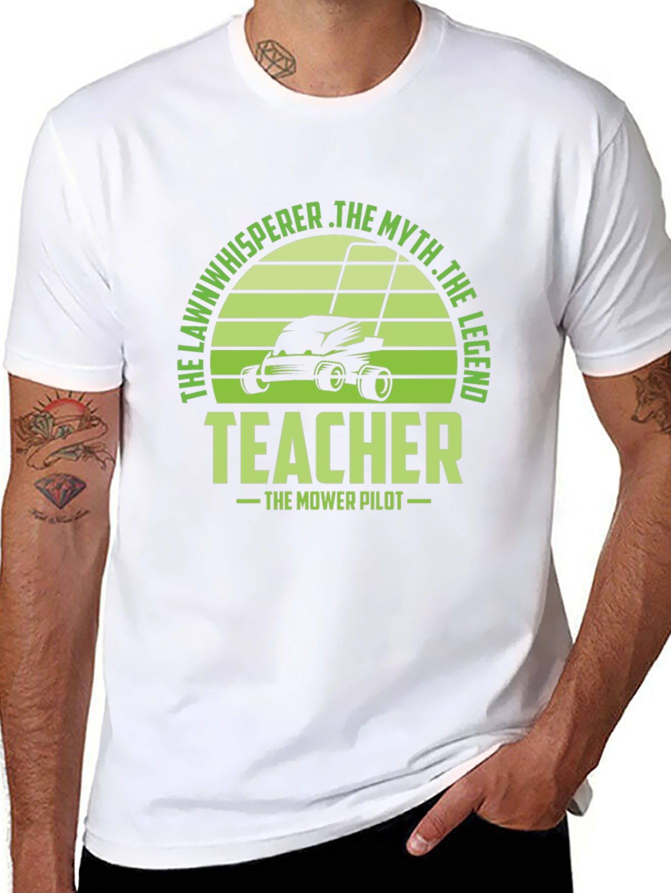 Lawn Whisperer Teacher Graphic T-Shirt