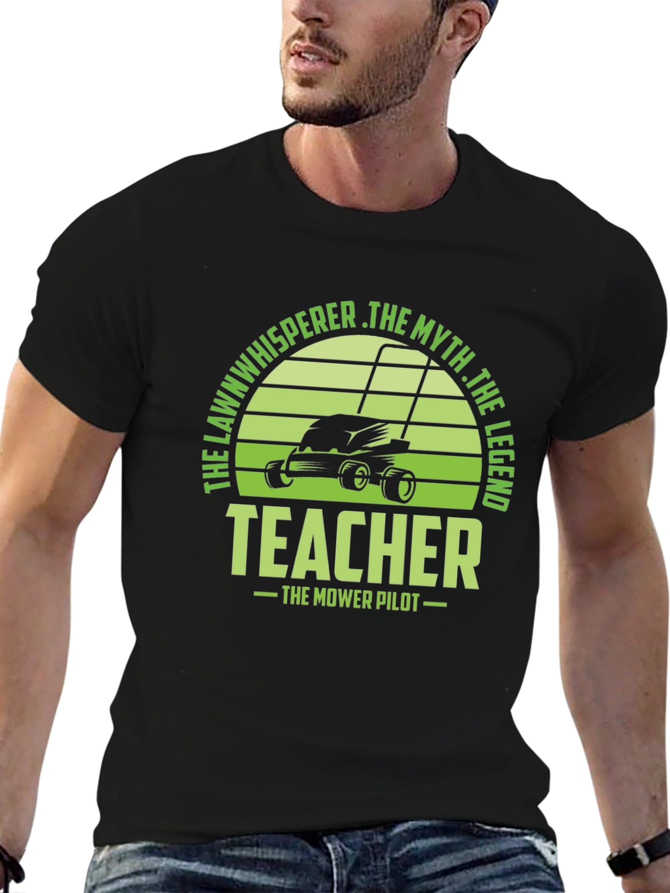 Lawn Whisperer Teacher Graphic T-Shirt