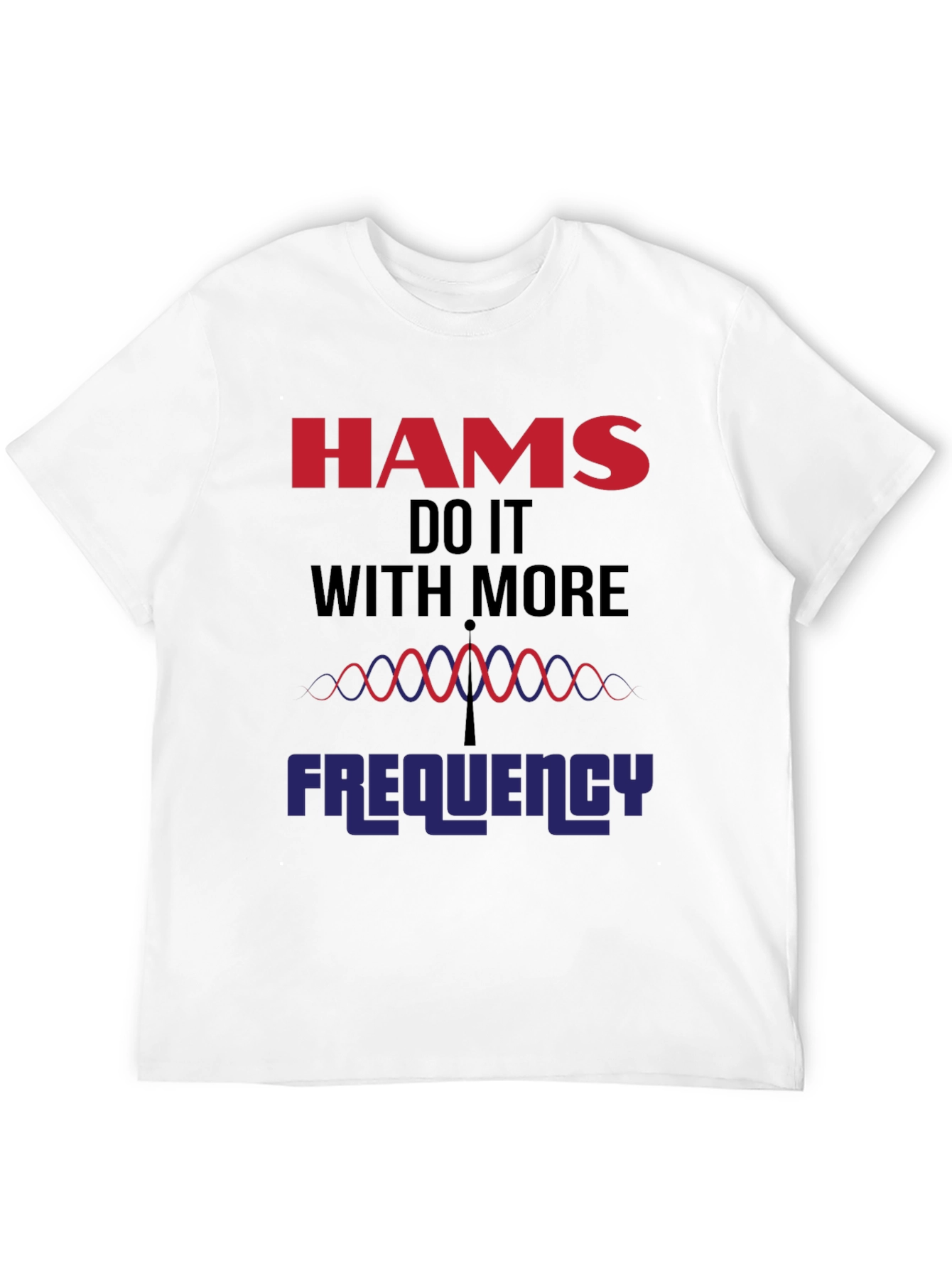 HAMS Do It With More Frequency Black T-Shirt