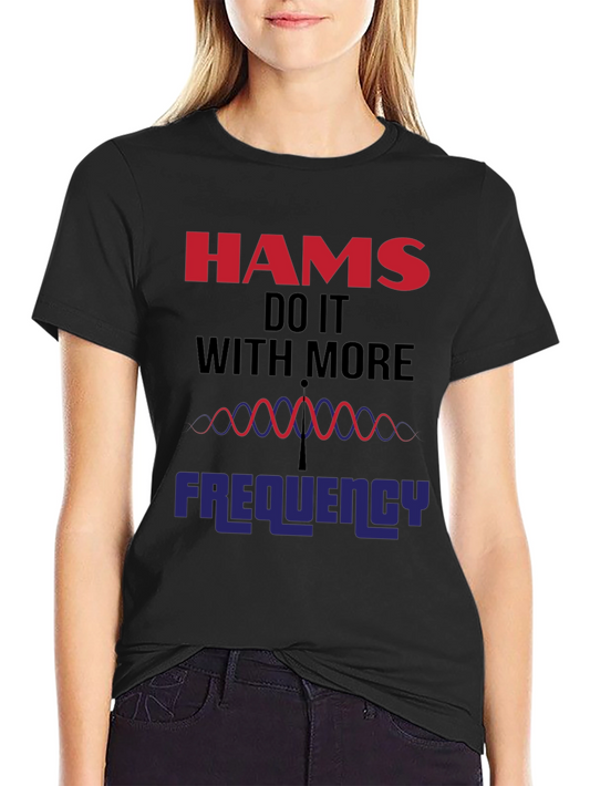 HAMS Do It With More Frequency Black T-Shirt