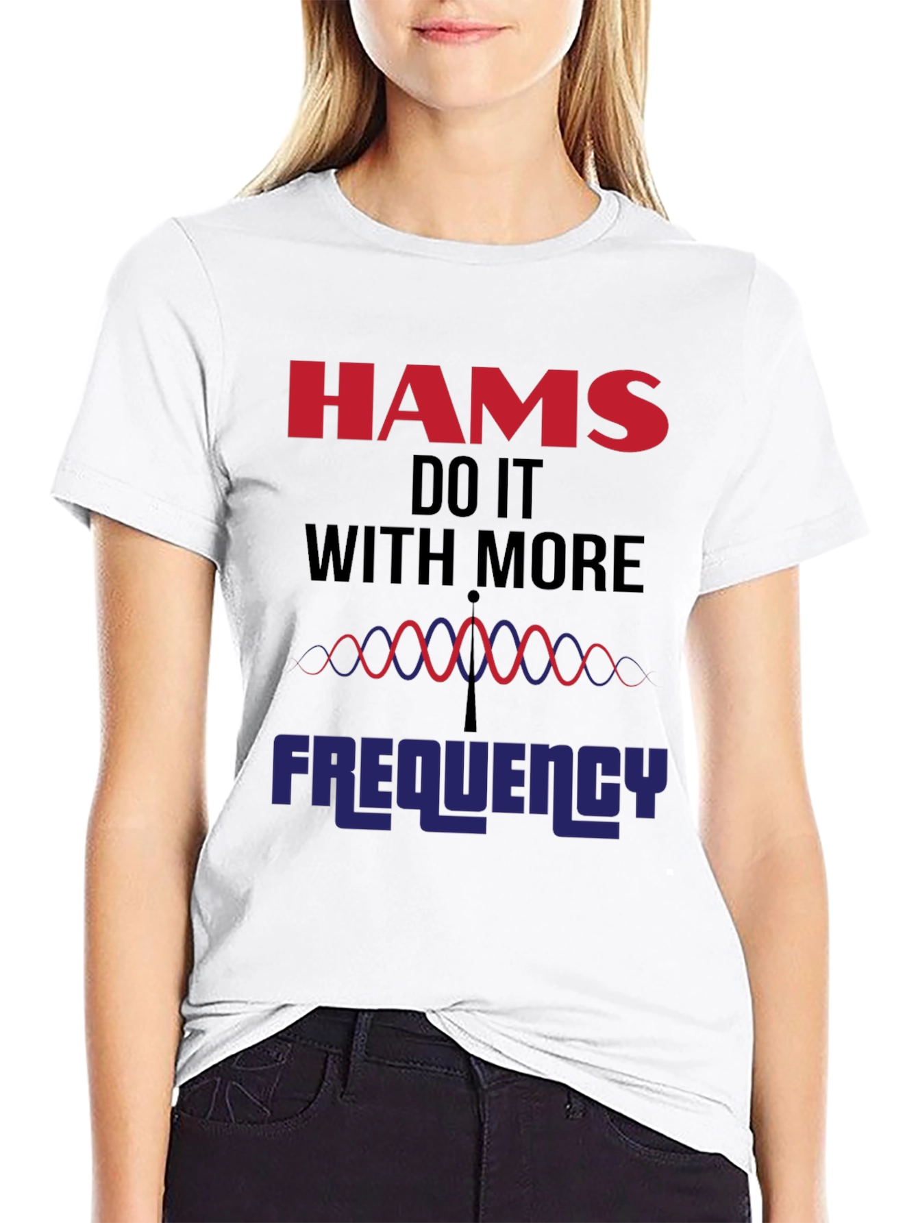 HAMS Do It With More Frequency Black T-Shirt