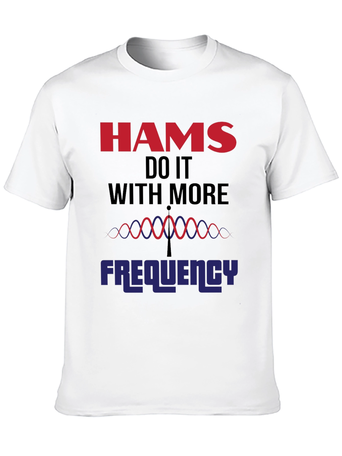 HAMS Do It With More Frequency Black T-Shirt