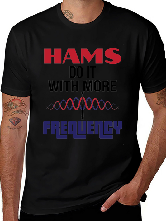 HAMS Do It With More Frequency Black T-Shirt