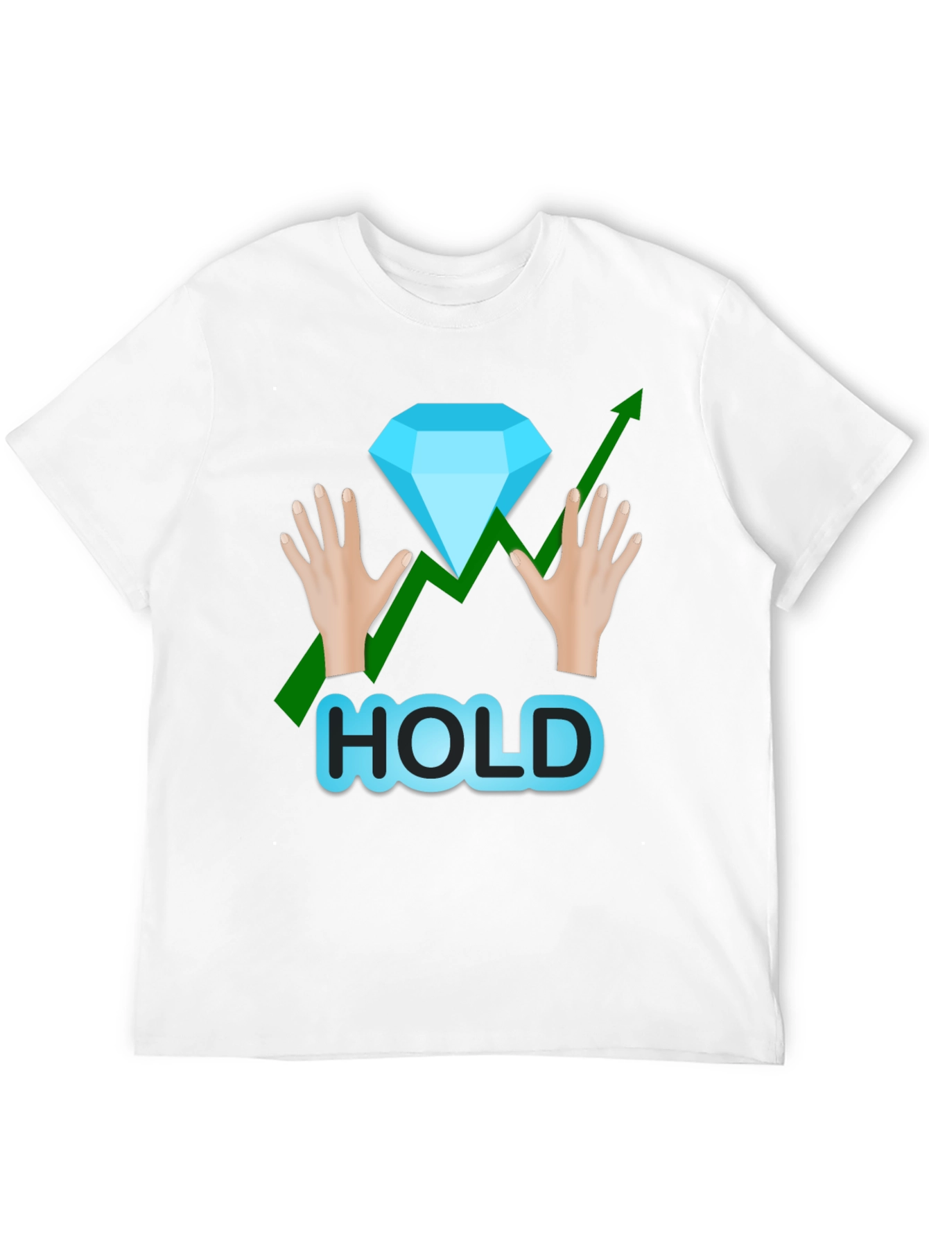 Diamond Hands Stock Market T-Shirt - HOLD
