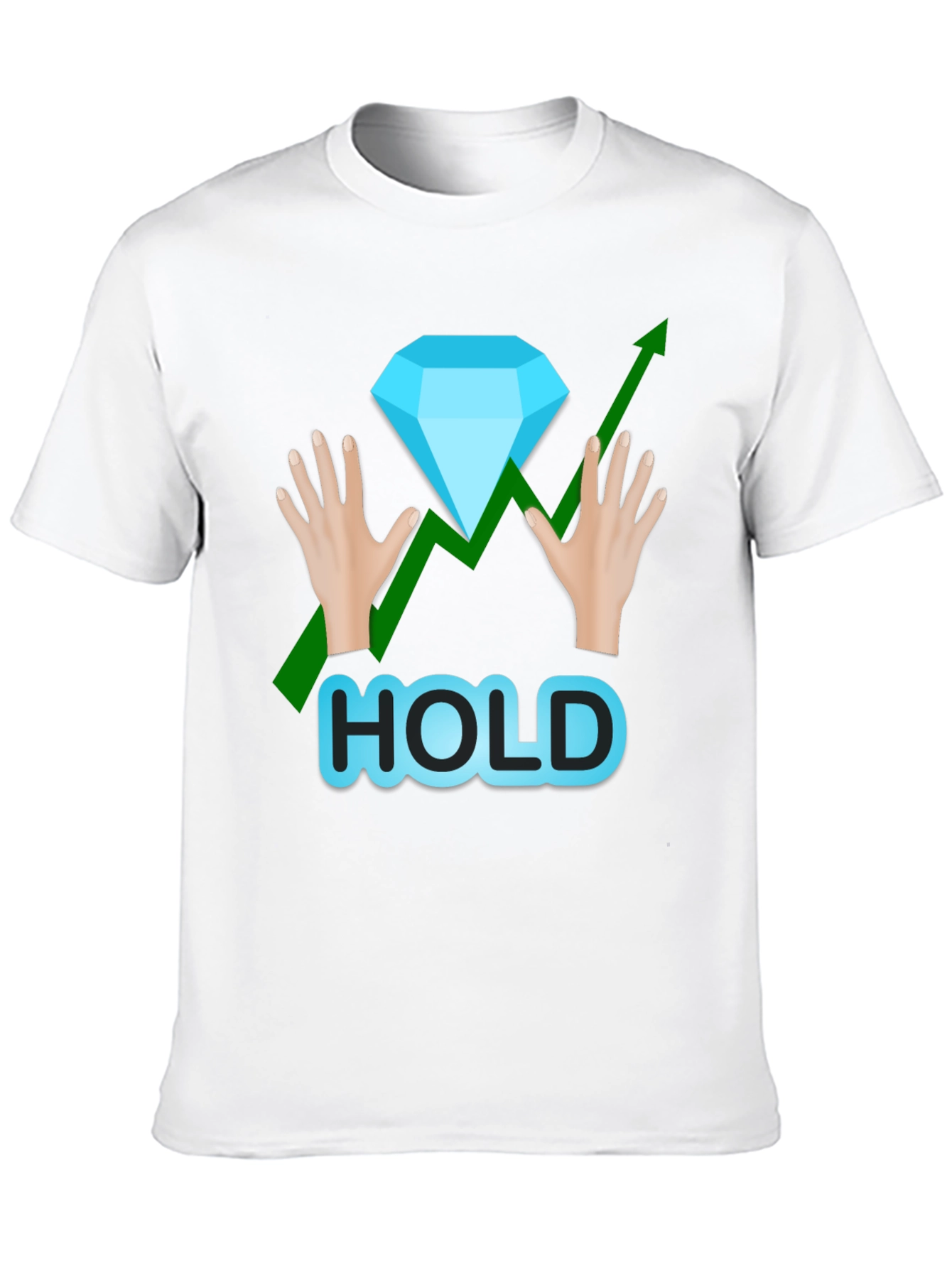 Diamond Hands Stock Market T-Shirt - HOLD