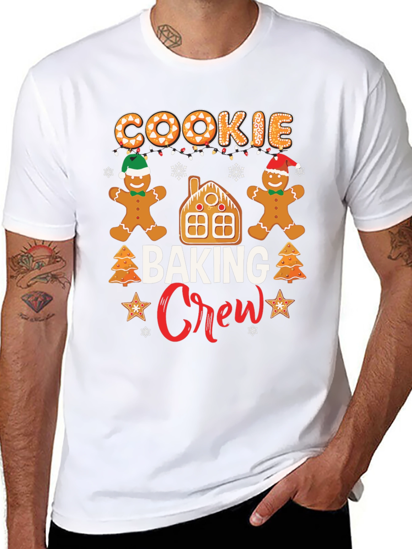 Cookie Baking Crew Christmas T-Shirt
