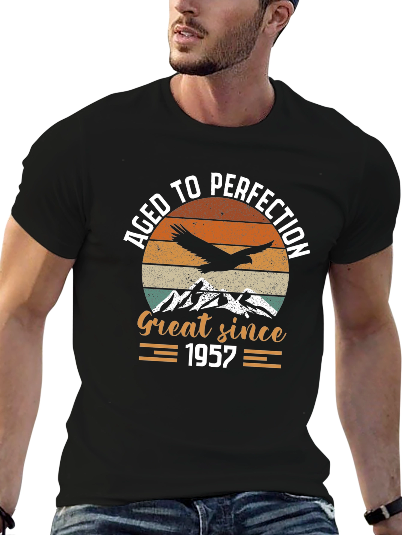 Aged To Perfection 1957 Birthday T-Shirt