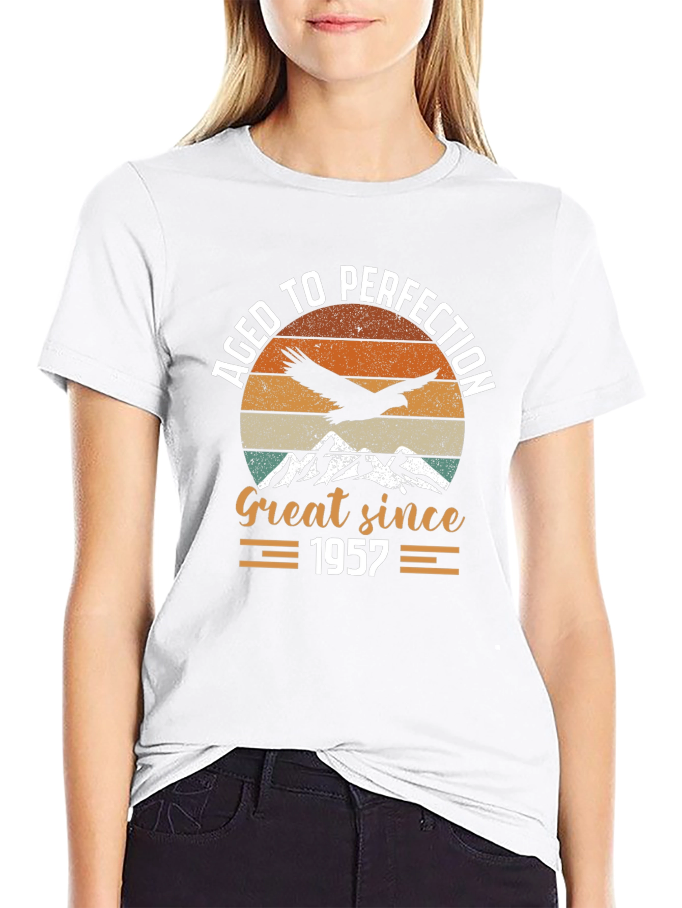 Aged To Perfection 1957 Birthday T-Shirt