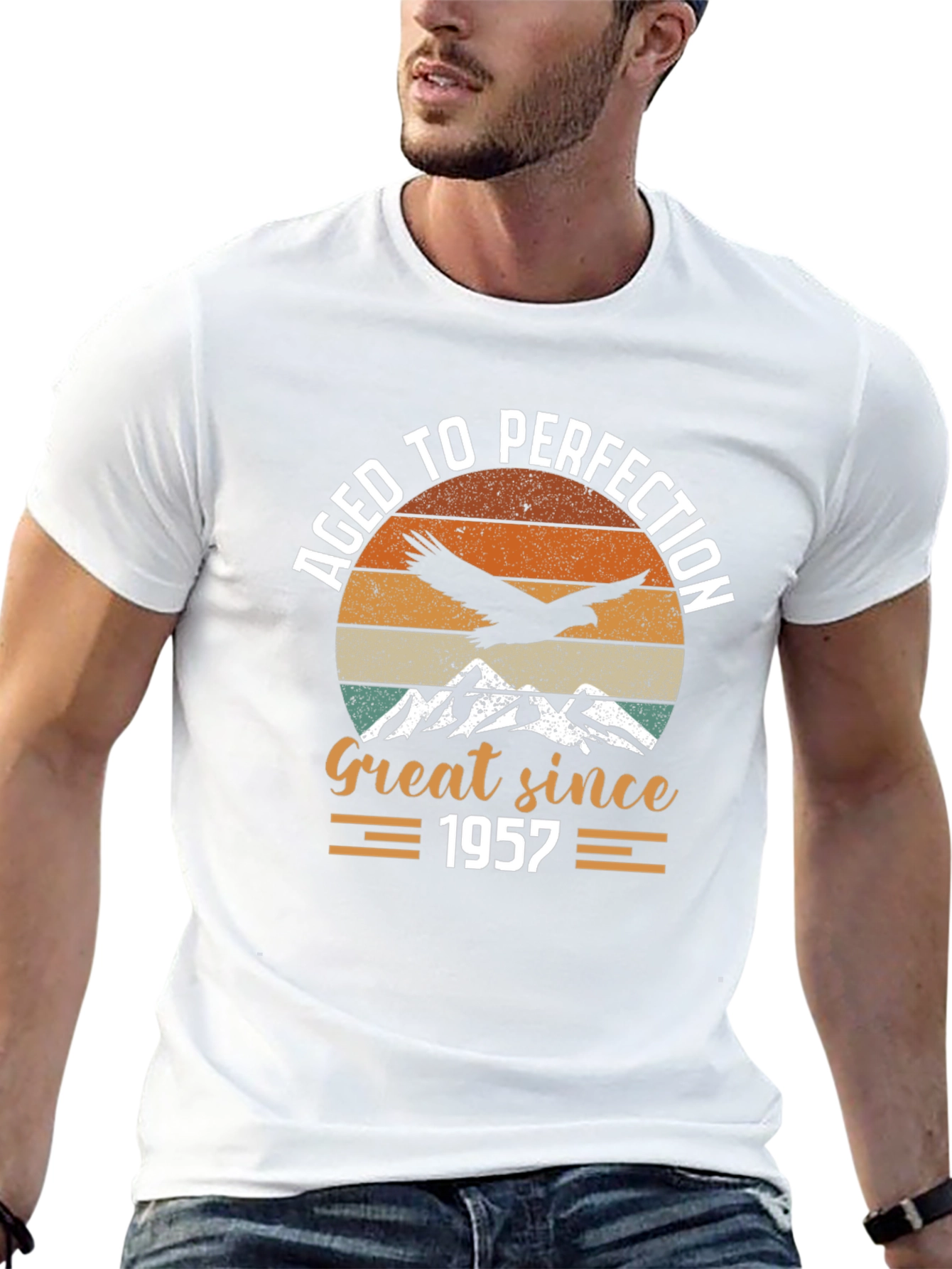 Aged To Perfection 1957 Birthday T-Shirt