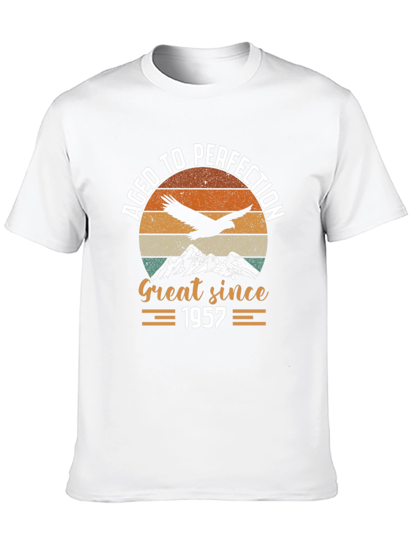 Aged To Perfection 1957 Birthday T-Shirt