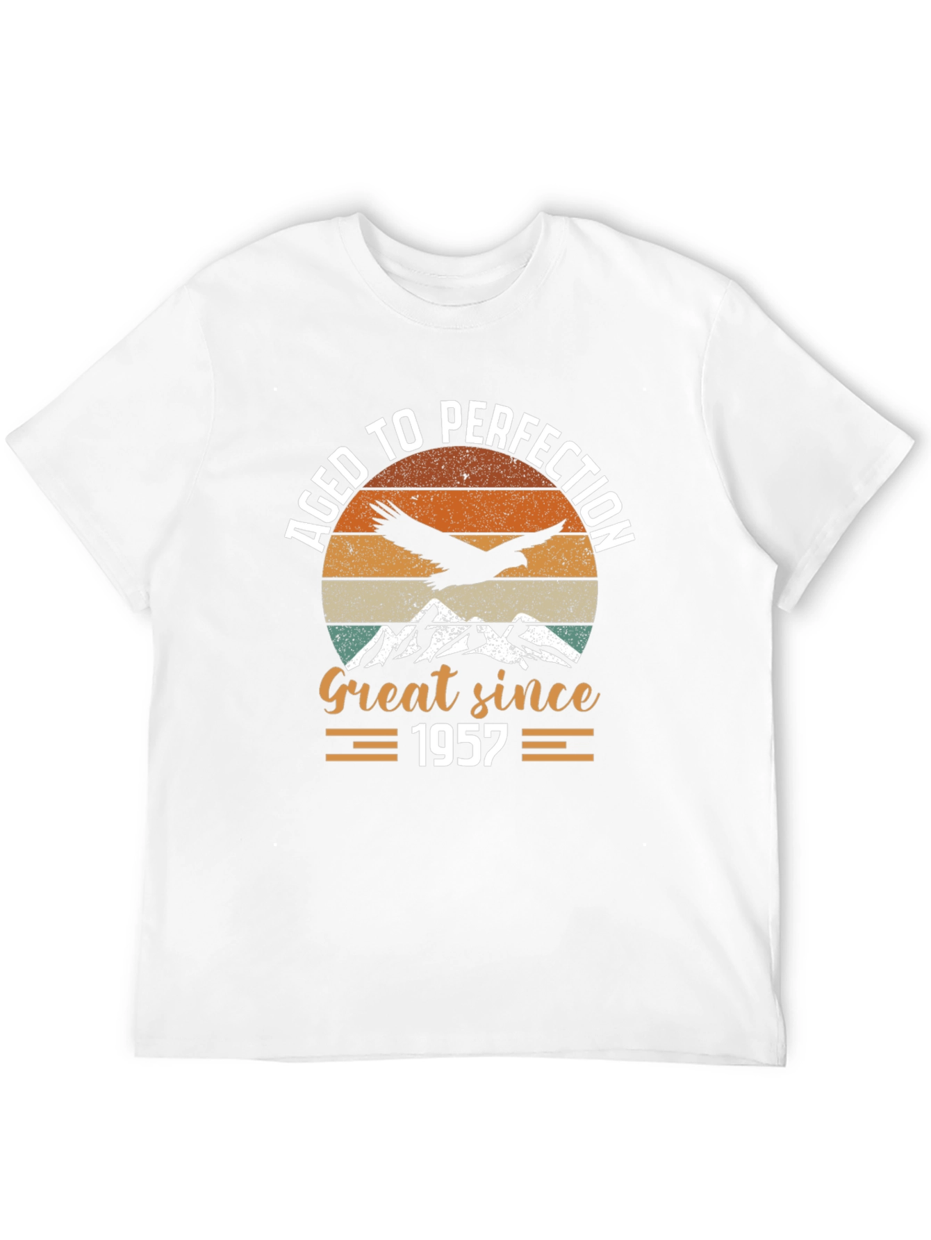 Aged To Perfection 1957 Birthday T-Shirt