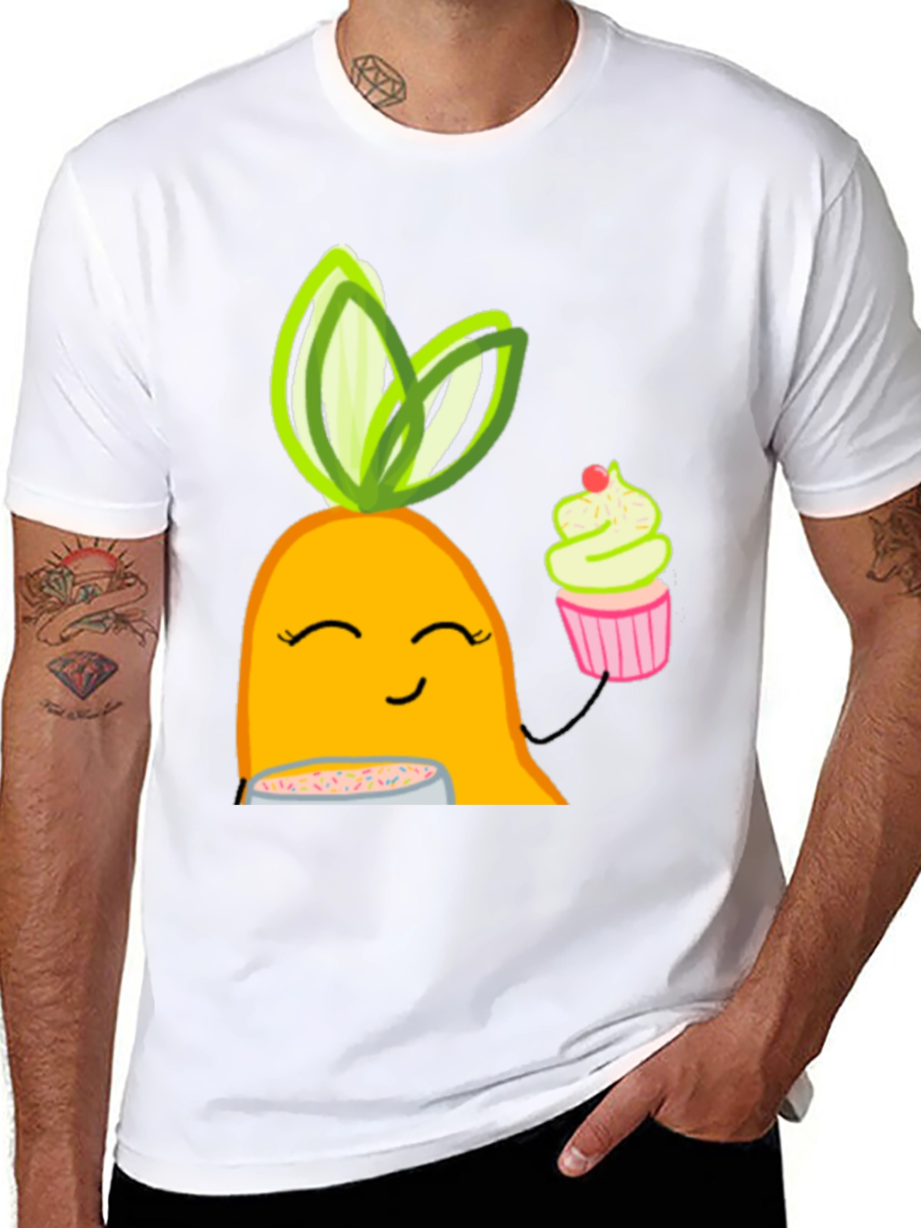 Cute Cartoon Carrot T-Shirt
