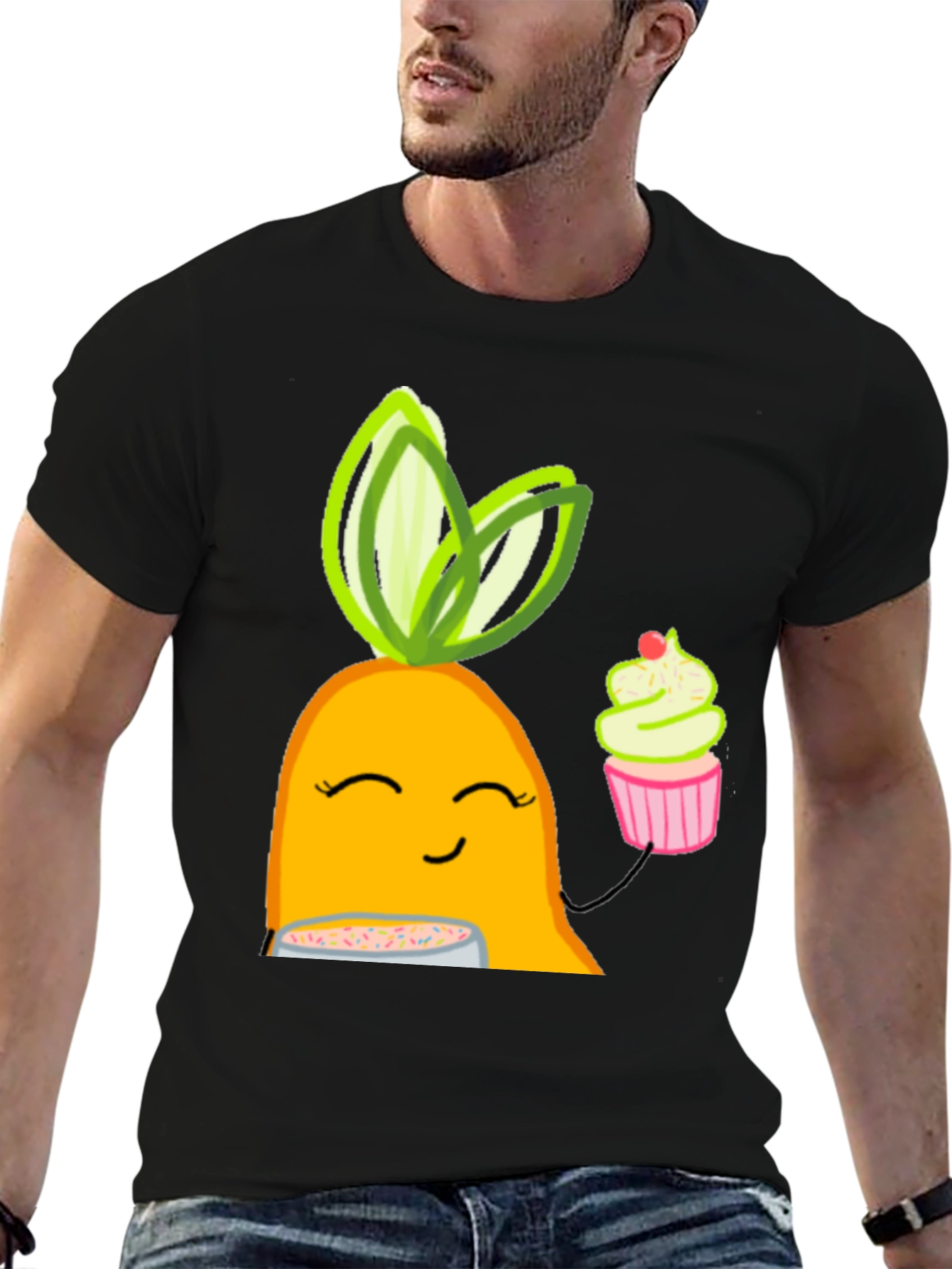 Cute Cartoon Carrot T-Shirt