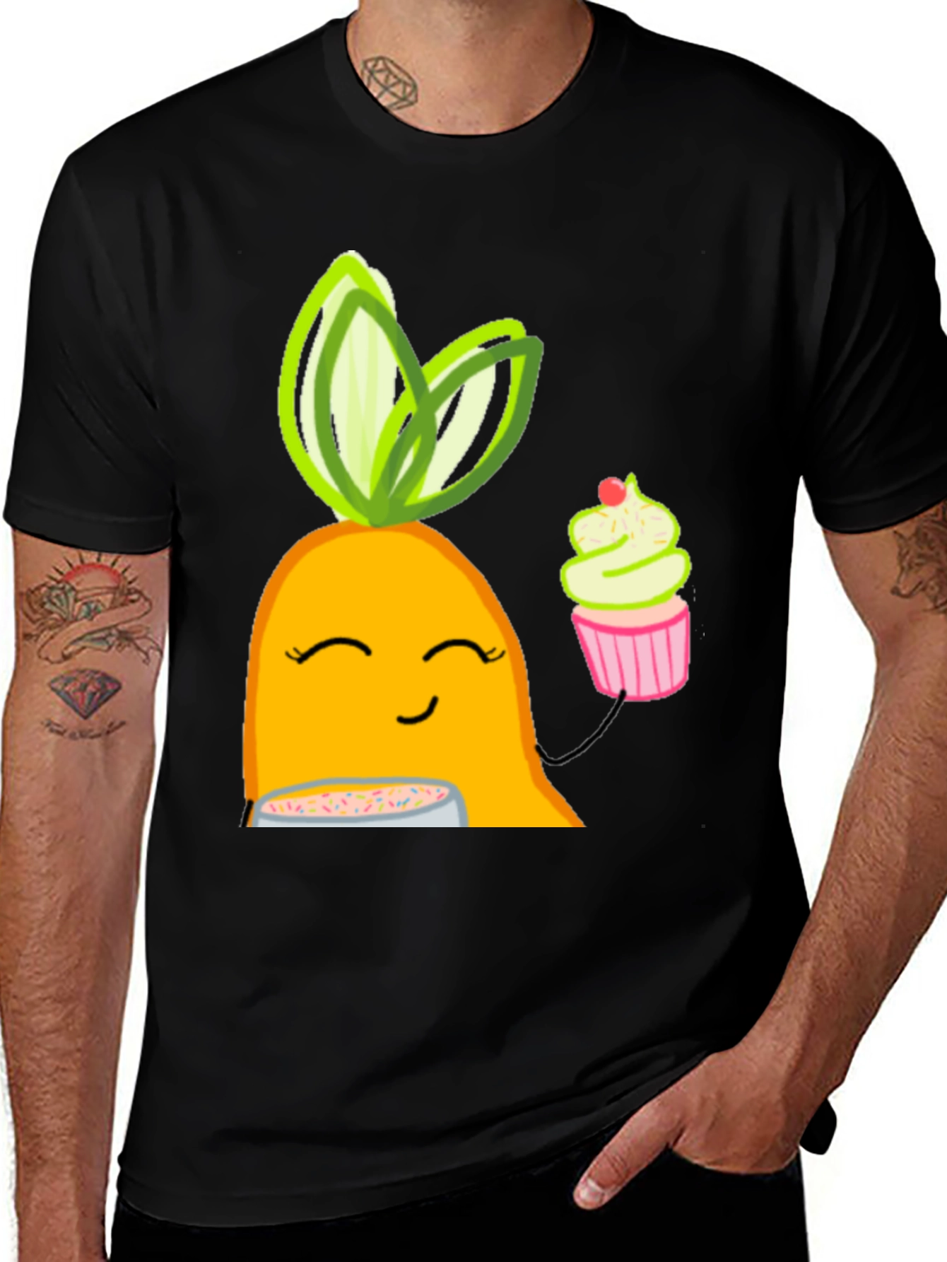 Cute Cartoon Carrot T-Shirt