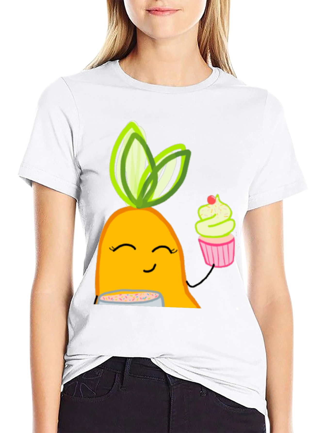 Cute Cartoon Carrot T-Shirt