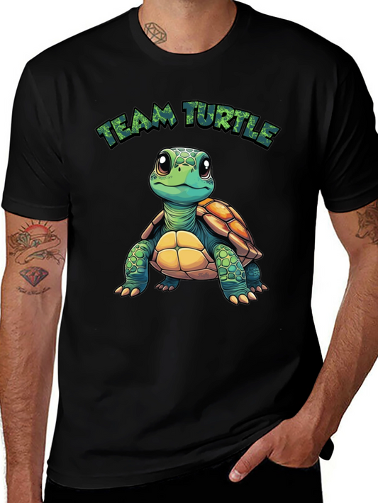 Team Turtle Graphic Tee - Soft Cotton Blend