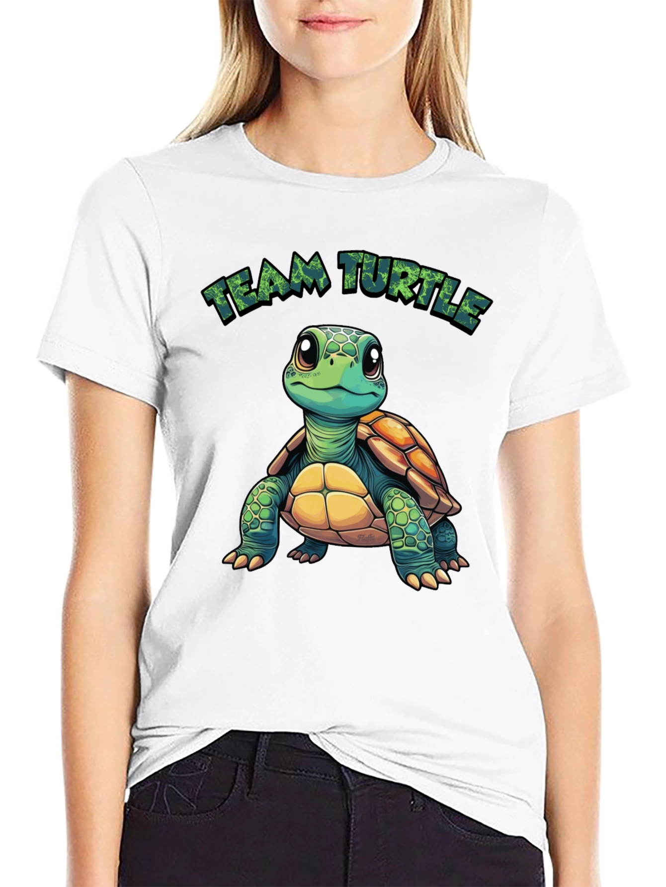 Team Turtle Graphic Tee - Soft Cotton Blend