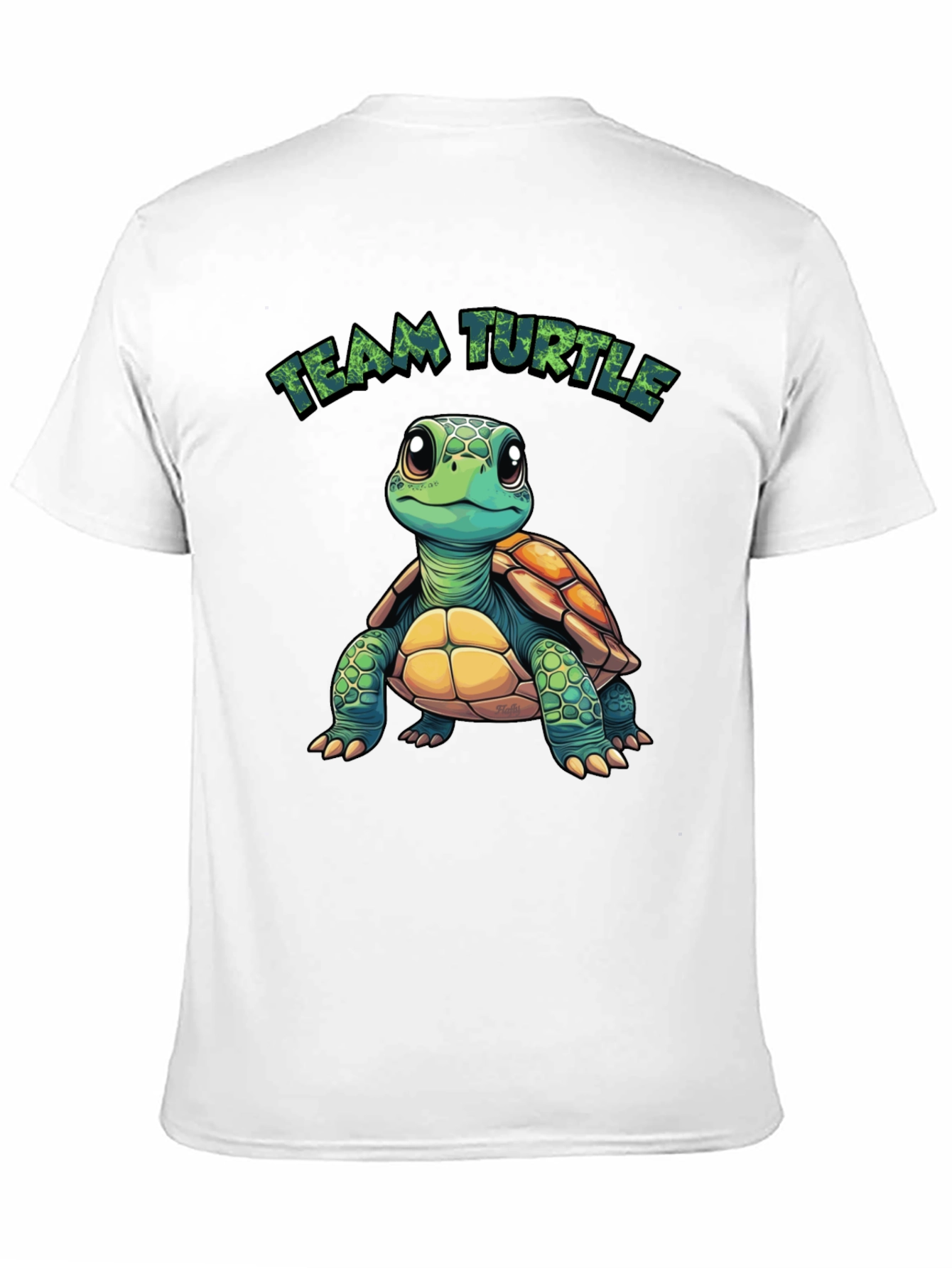 Team Turtle Graphic Tee - Soft Cotton Blend