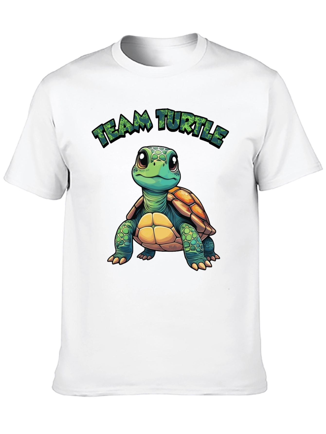 Team Turtle Graphic Tee - Soft Cotton Blend