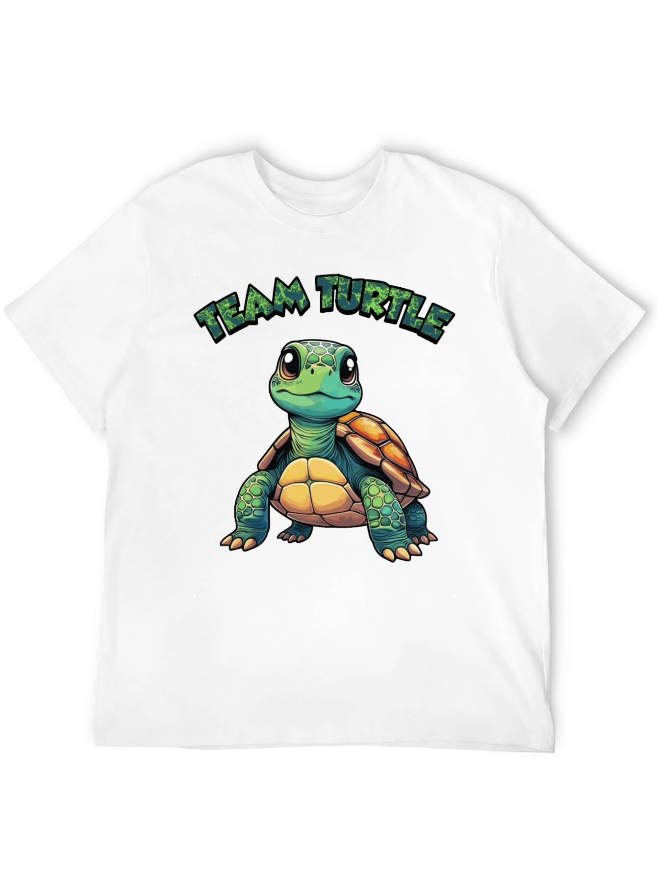 Team Turtle Graphic Tee - Soft Cotton Blend